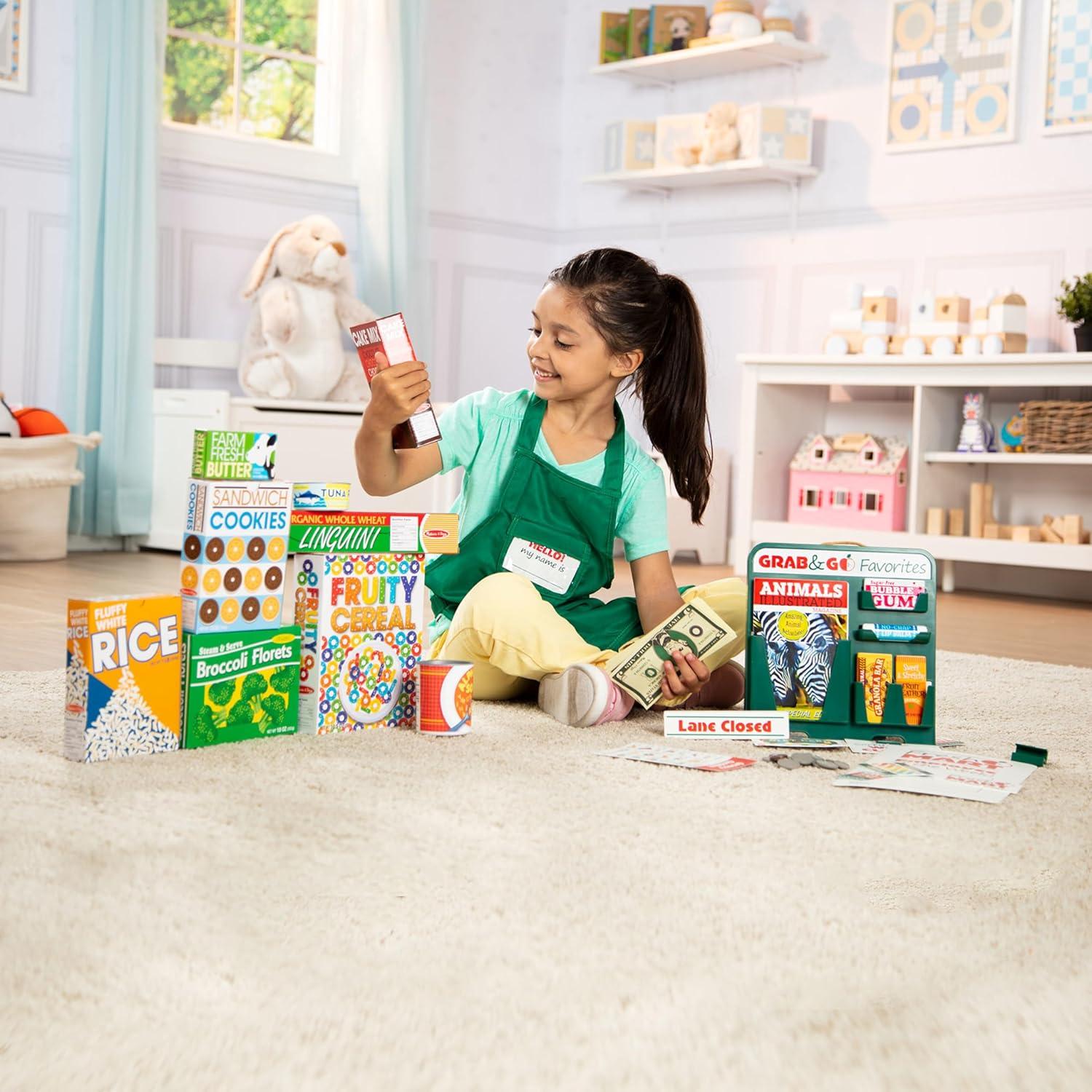Melissa & Doug Grocery Companion Play Food Set
