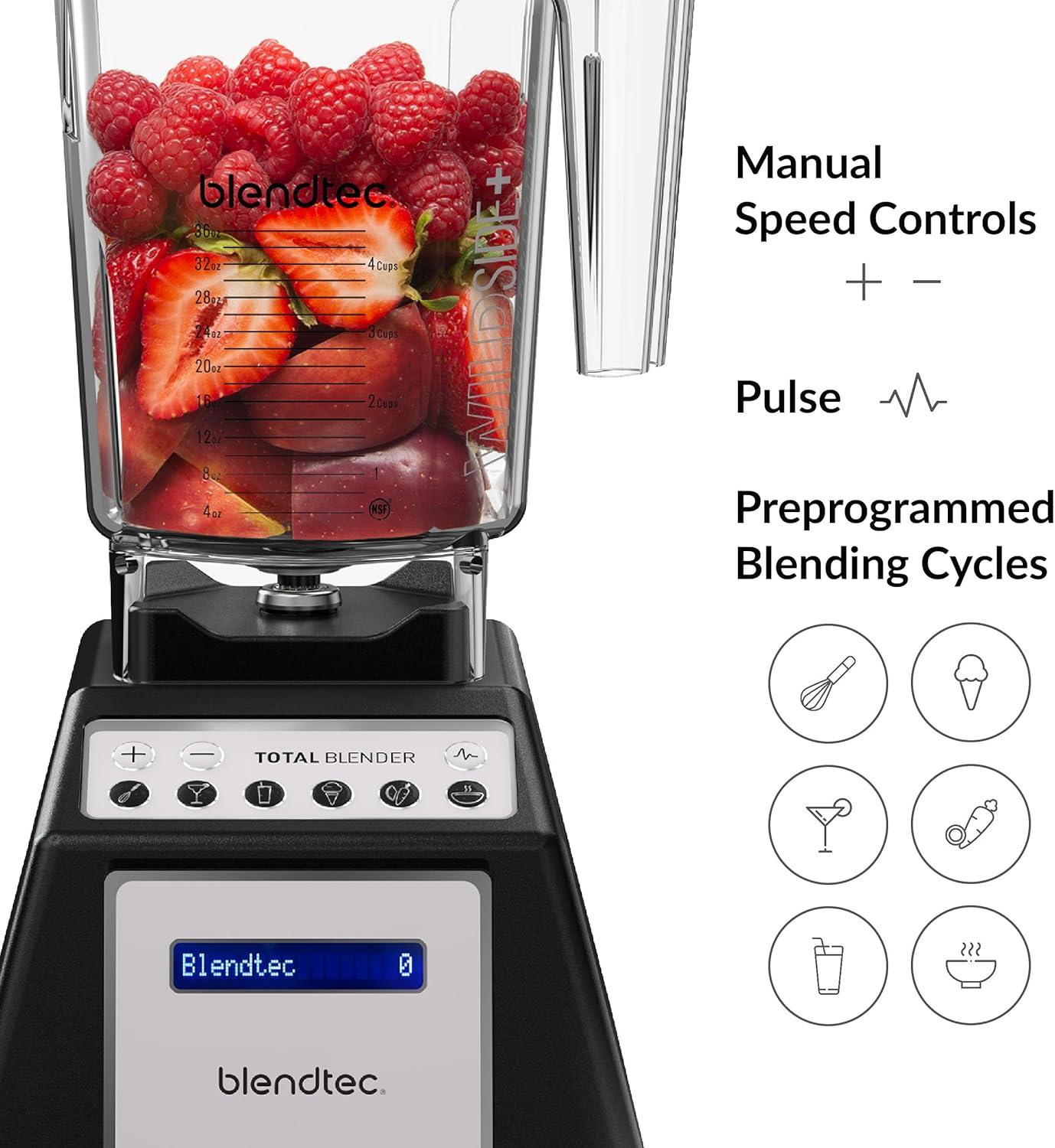 Blendtec TD23PA01A Total Blender - Blender - 1.6 kW - black