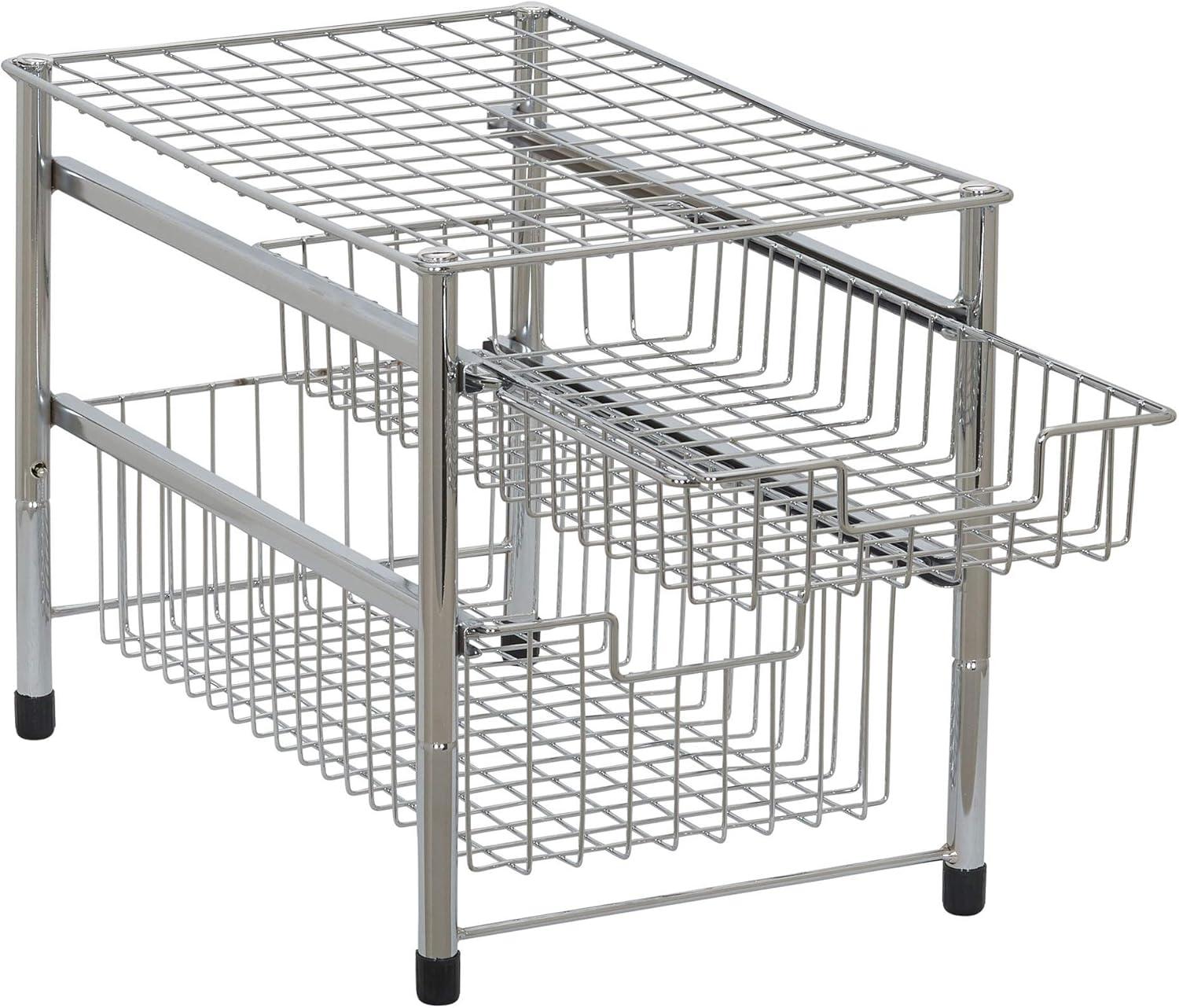 Household Essentials Cabinet Shelving Rack