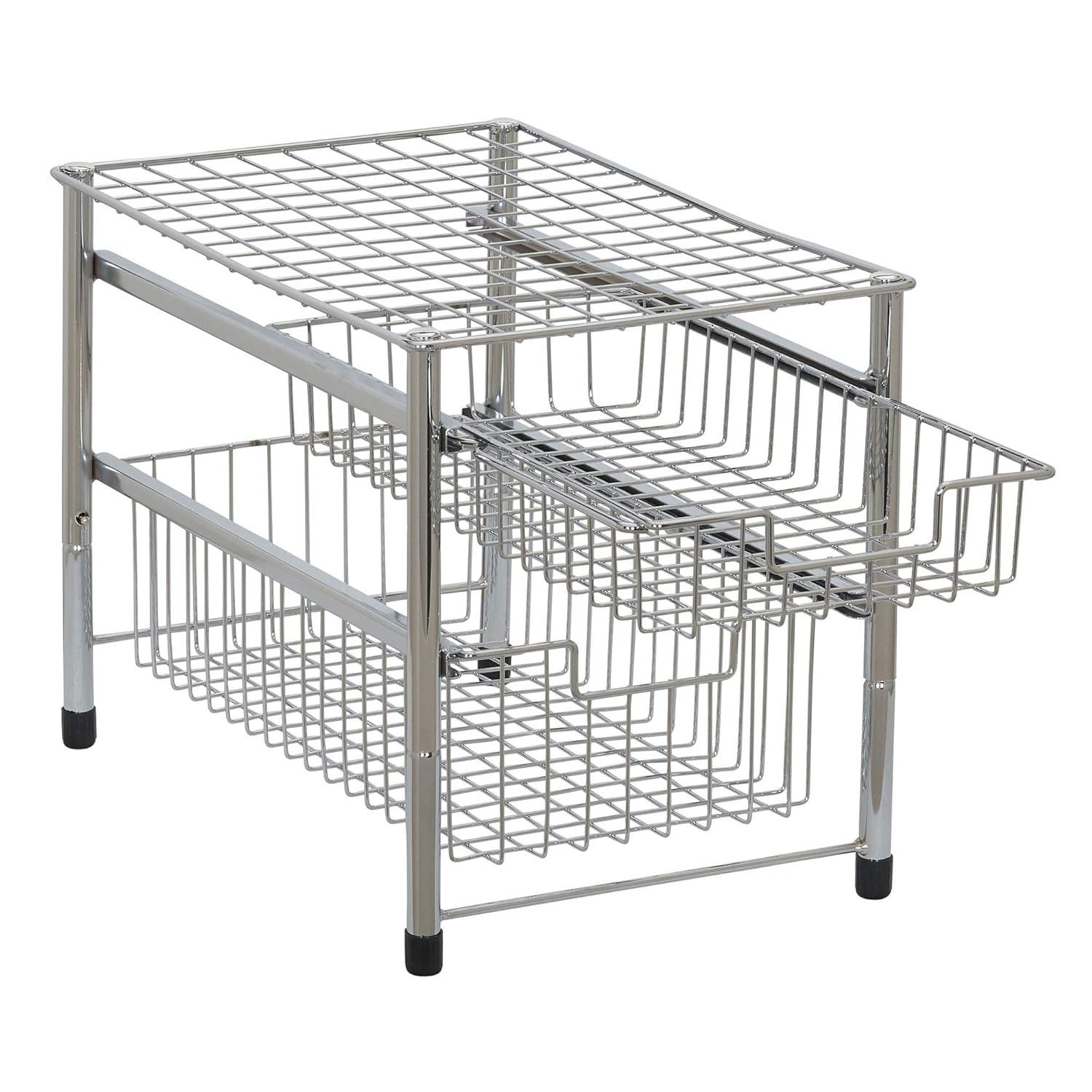Household Essentials Cabinet Shelving Rack