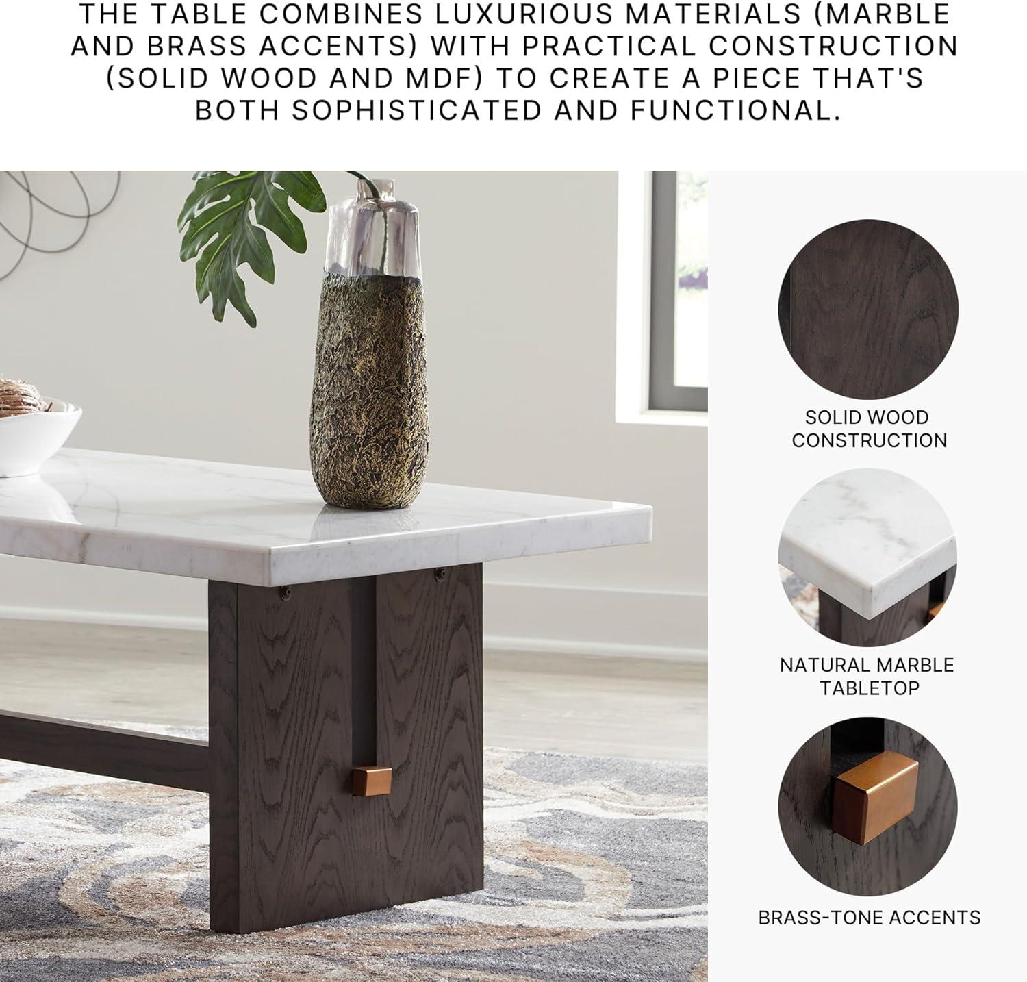 Lark Manor™ Cuzzocrea Marble Top Single Coffee Table