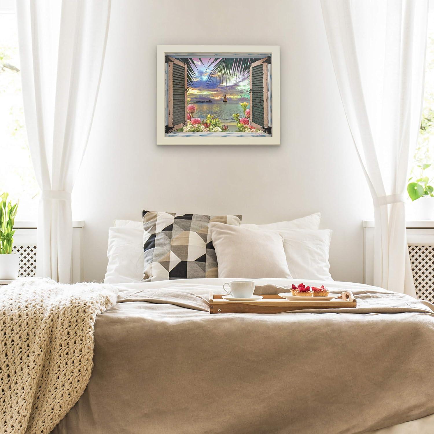 Leo Kelly 'Tropical Window to Paradise III' Canvas Art