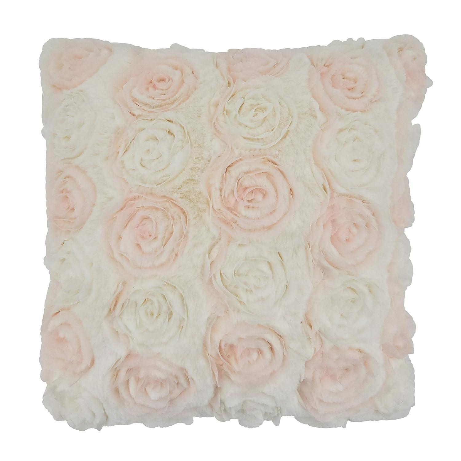 Saro Robbie Hart Collection Appliqued Pillow Cover