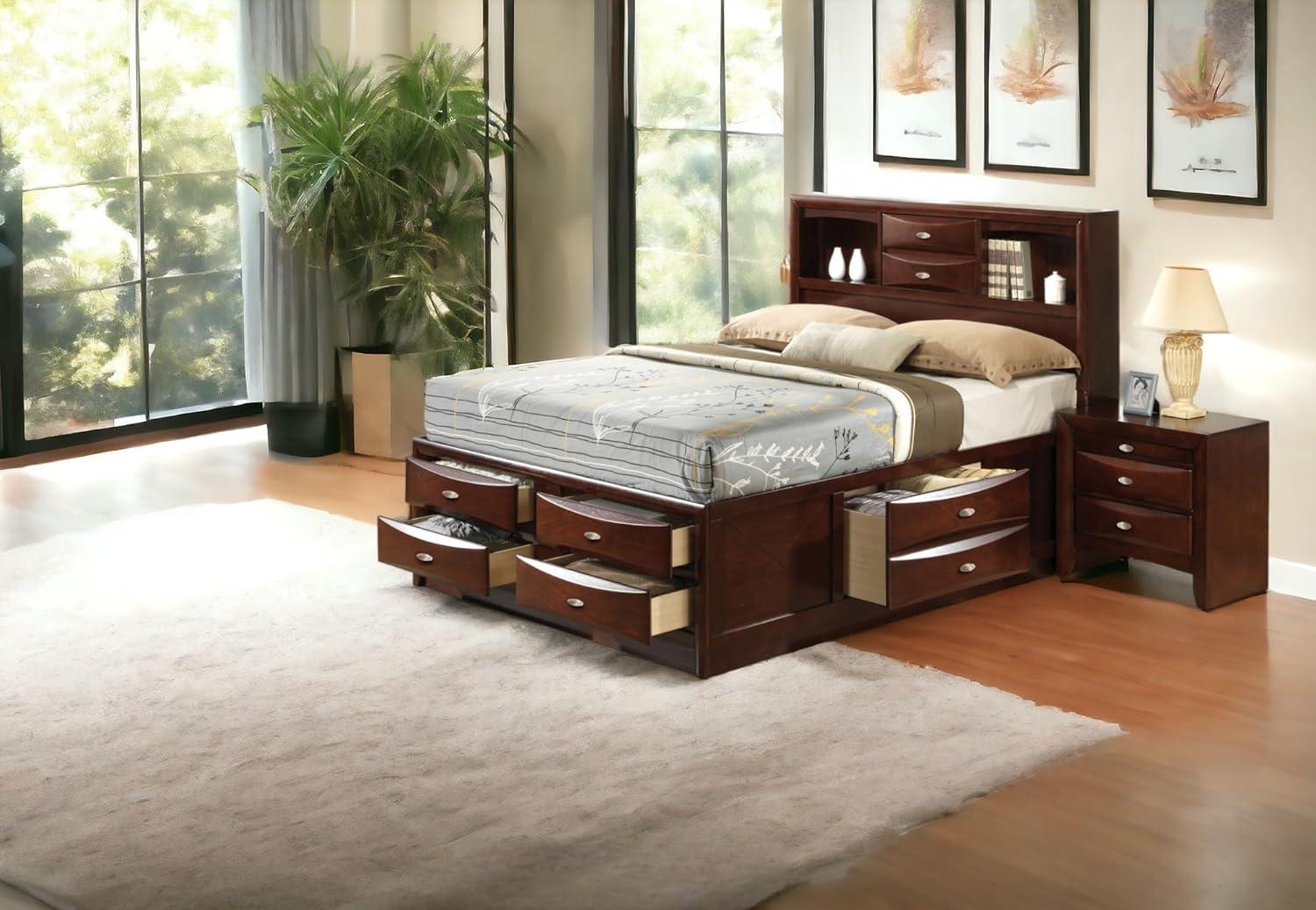 86" Full Bed Ireland Bed Espresso - Acme Furniture