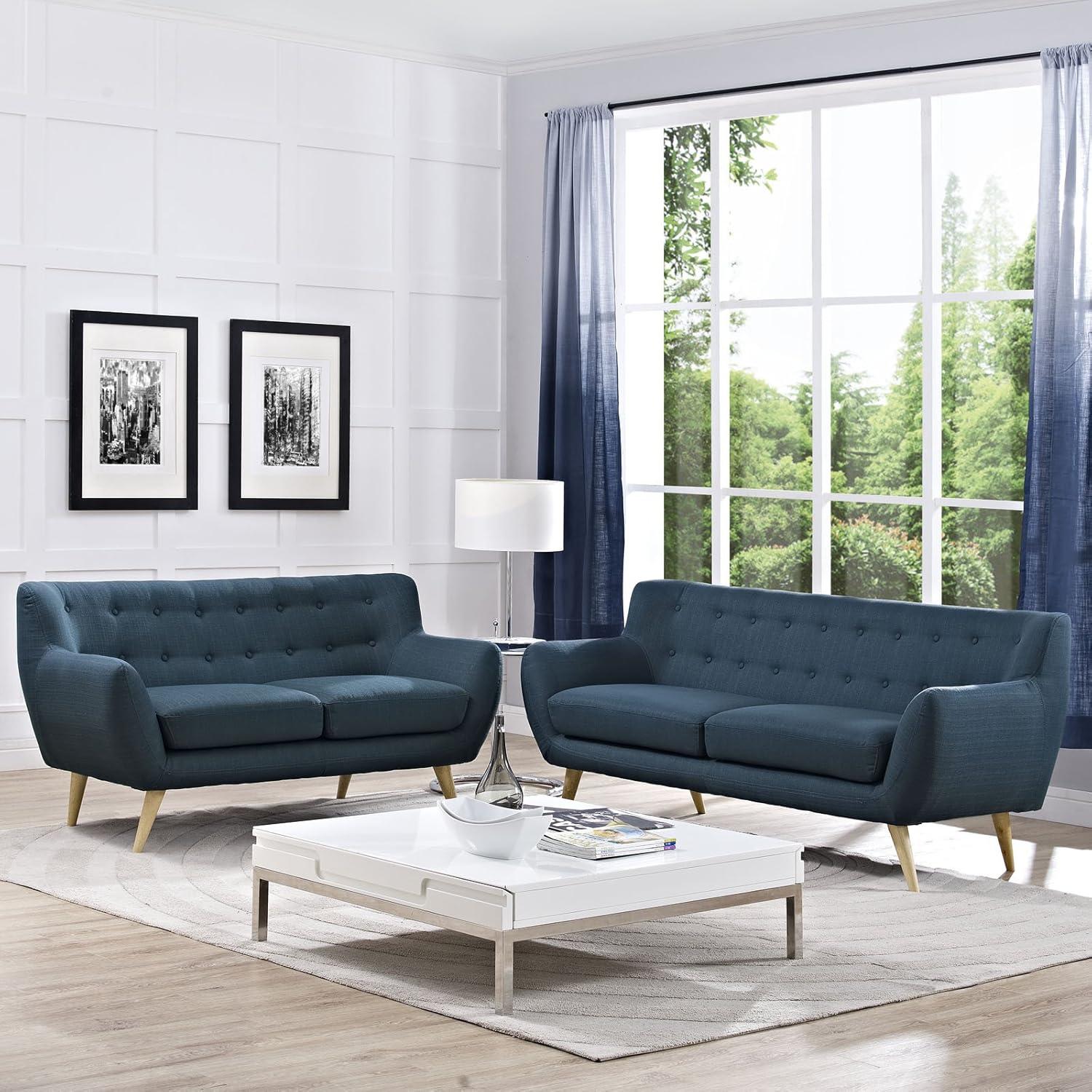 Modway Remark Upholstered Fabric Living Room Set