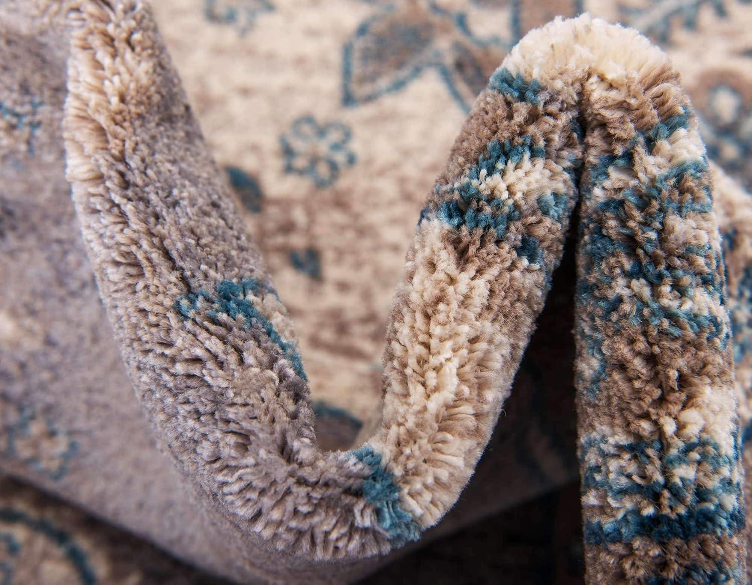 Unique Loom 7' 1 x 10' 0 Gray Salzburg Altstadt Area Rug