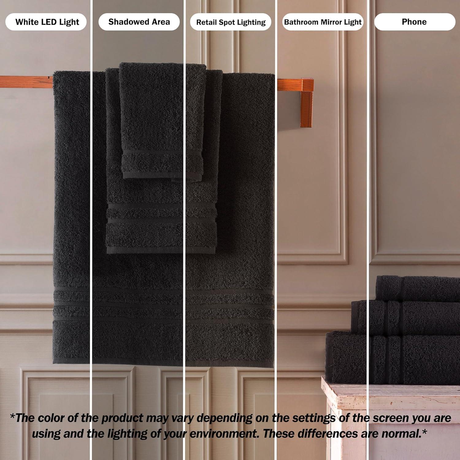 Hawmam Linen Yellow Face Washcloths, Set of 4, 13' x 13', Premium Luxury 100% Turkish Cotton, 600 GSM, Soft Hotel Quality Yellow Towels Bathroom Sets, Versatile For Kitchen, Hand, Cleaning