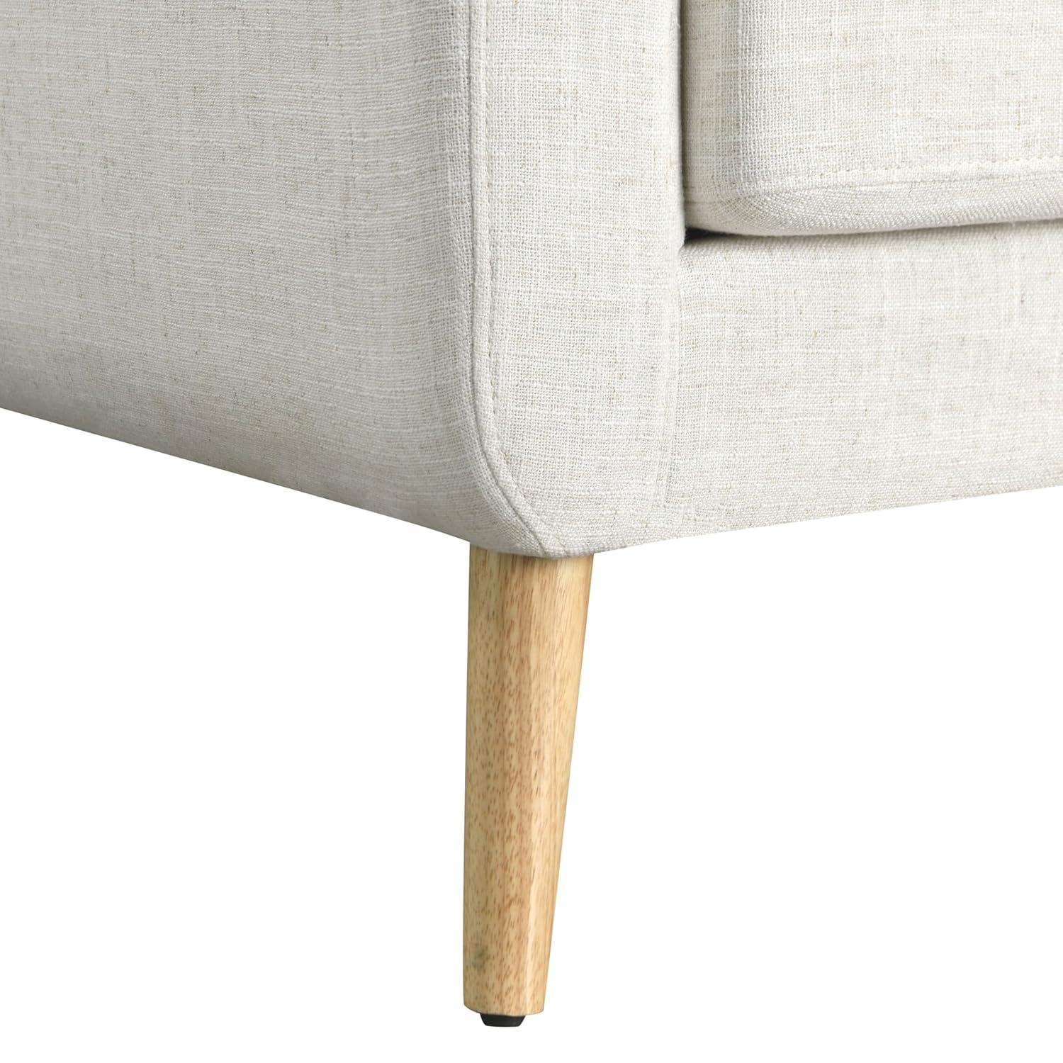 Gomez Sofa Bumper Sectional Cream