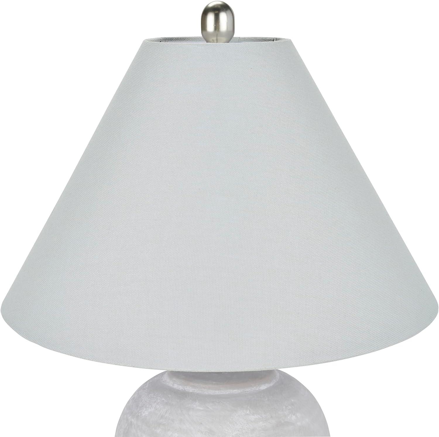 23" Unglazed Ceramic Jar Table Lamp - Nourison