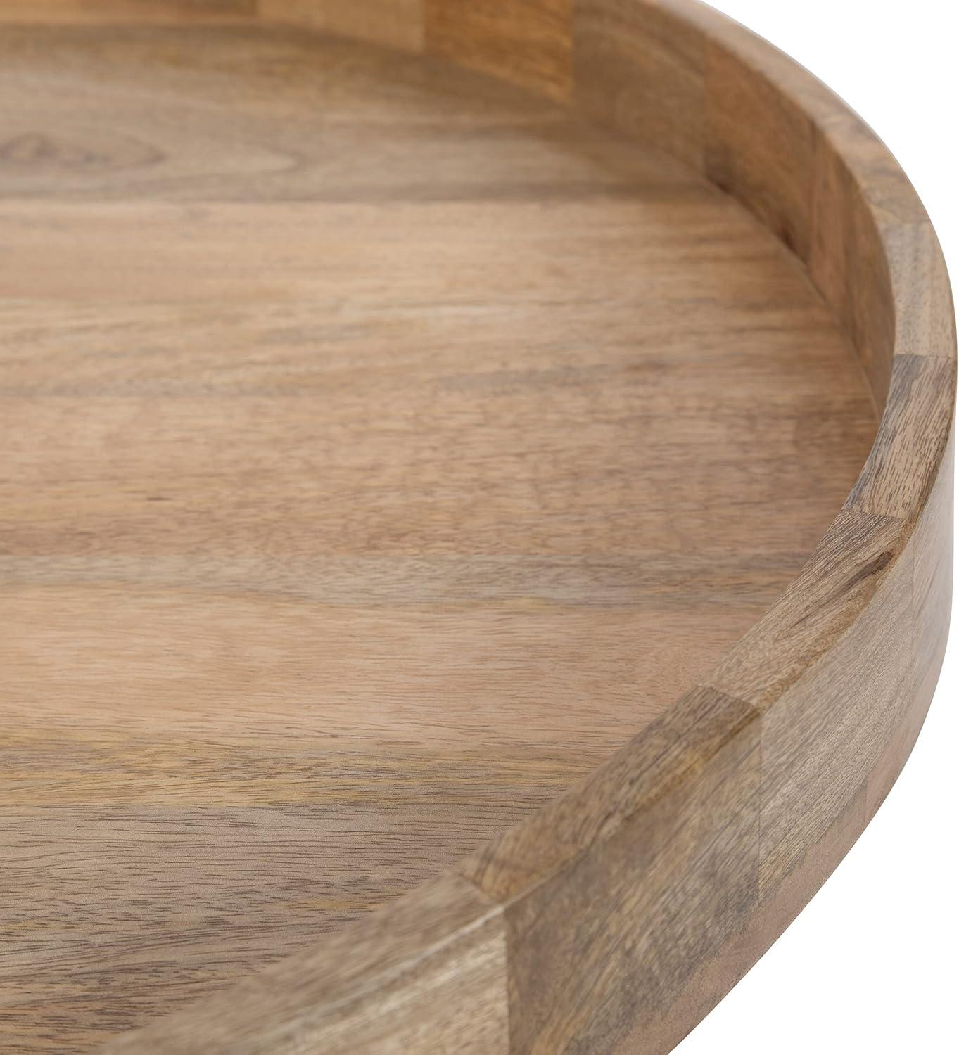 Kate and Laurel Avery Round Wood Coffee Table