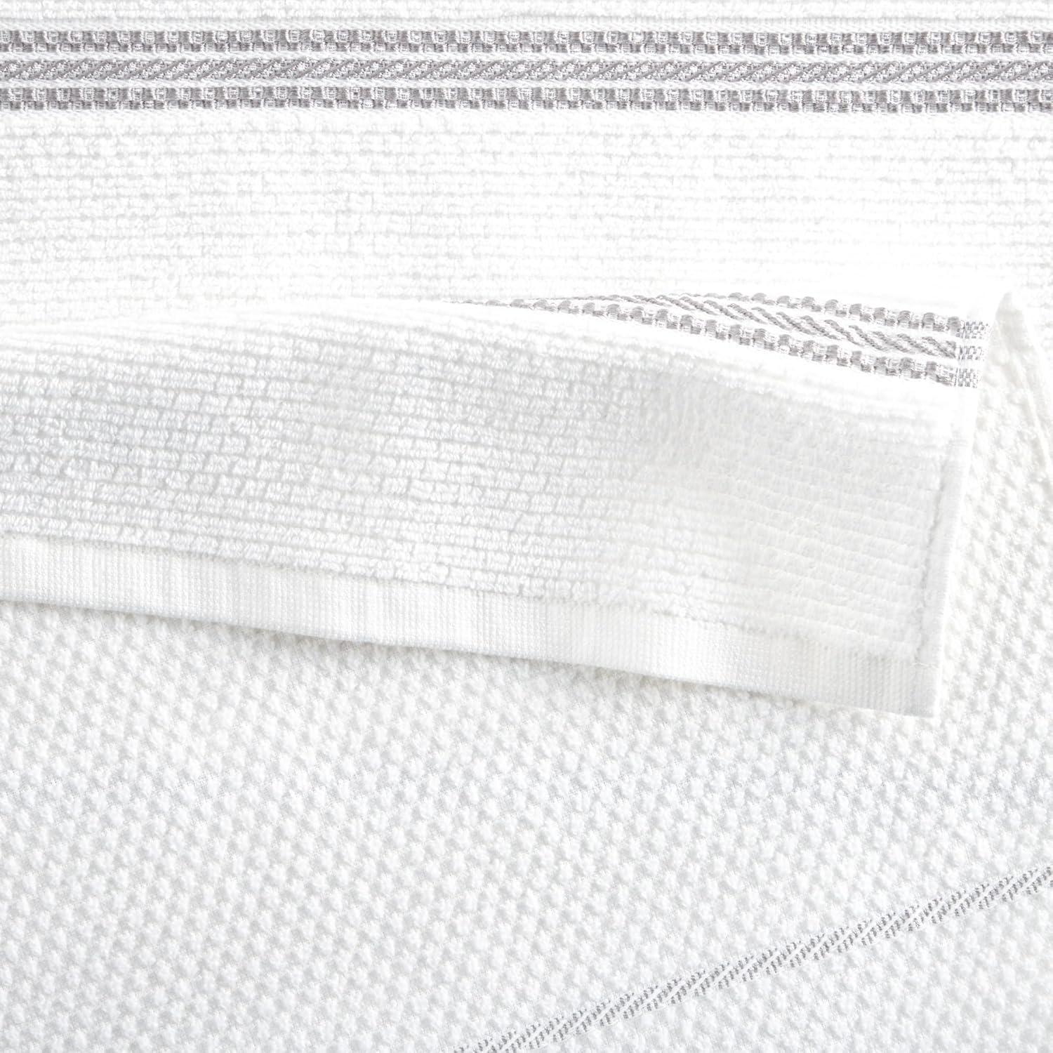 Martha Stewart Martha Stewart Modern Waffle Kitchen Towel Set 6-Pack, Linen, 16"x28" (Set of 6)