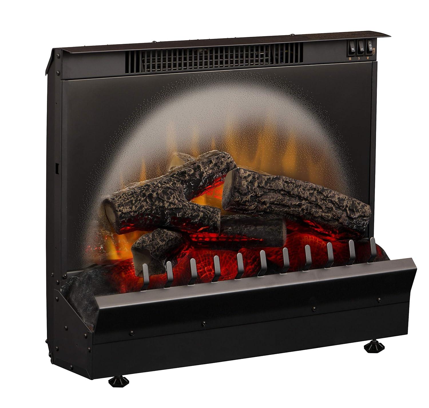 Dimplex Electraflame 23-in Plug-in Standard Electric Fireplace Log Set - Realistic Flame - 400 SQ. FT.