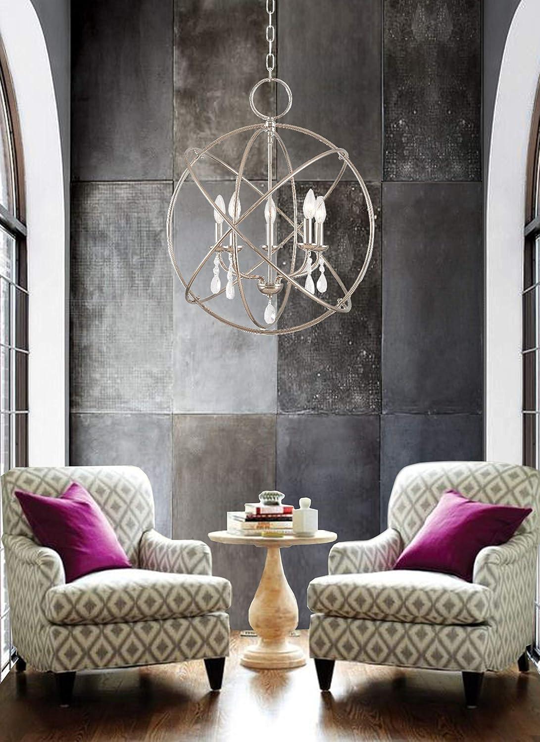 Aria 5 - Light Dimmable Globe Chandelier