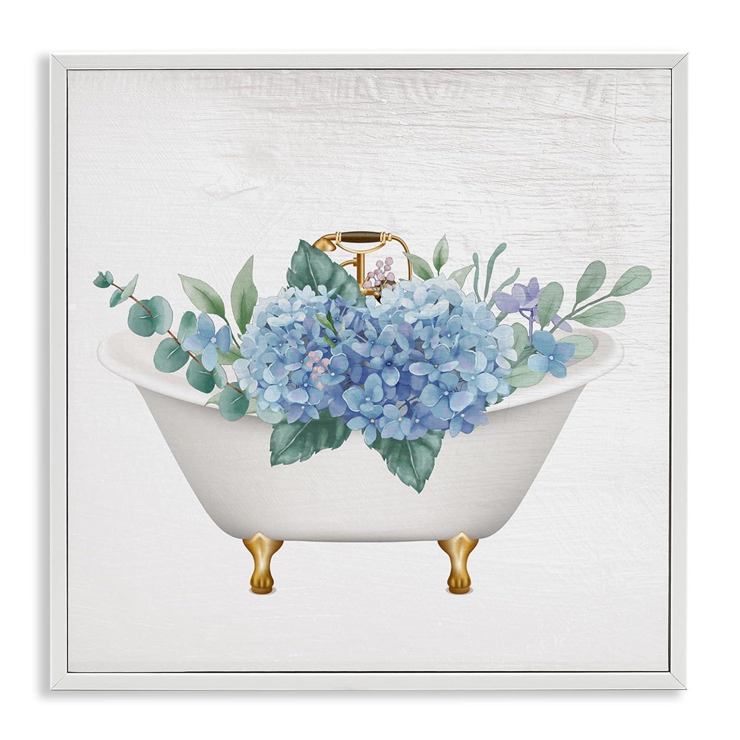 Stupell Industries " Chic Bathtub Hydrangea Blossoms " by Lil' Rue