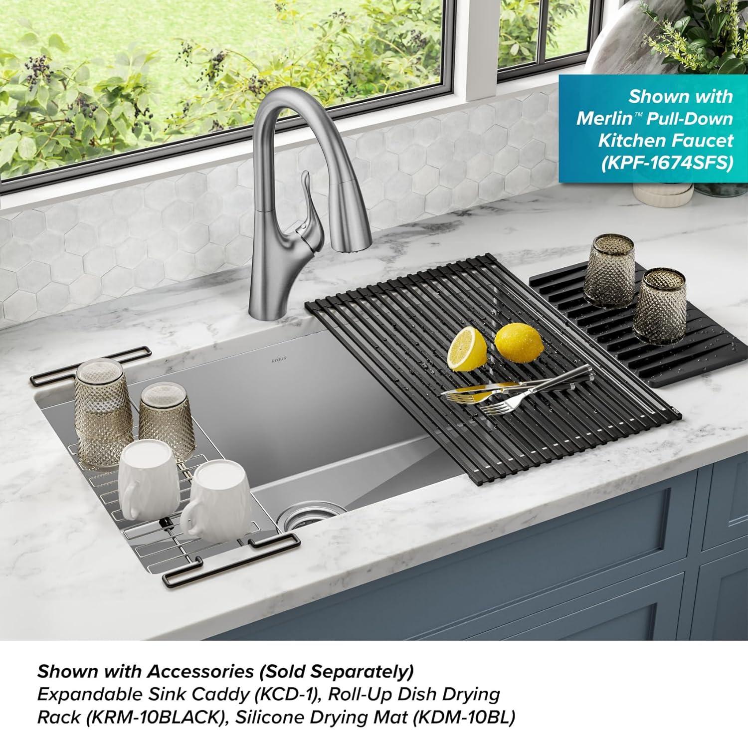 KRAUS Standart PRO™ Undermount 16 Gauge Stainless Steel Kitchen Sink