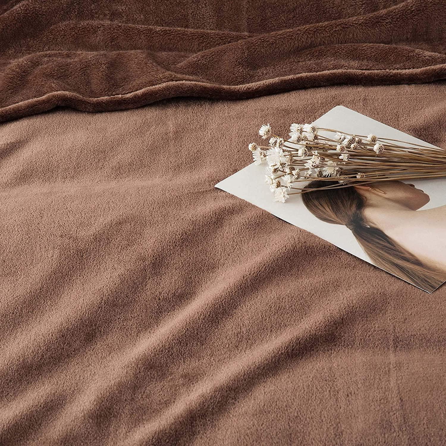 IMPERIAL HOMEWARE LONDON LIMITED Sherpa Fleece Fur Thick Reversible Blanket Throw