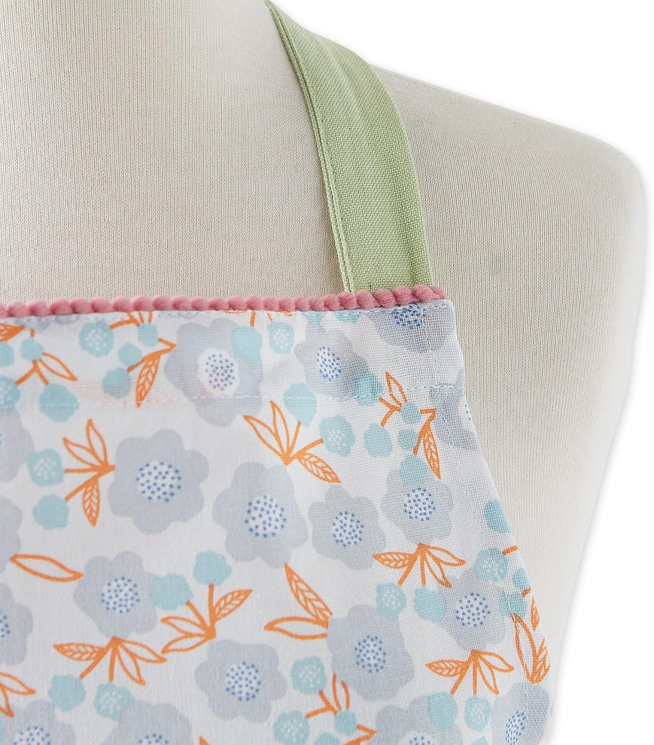 Blue Blossom Printed Apron