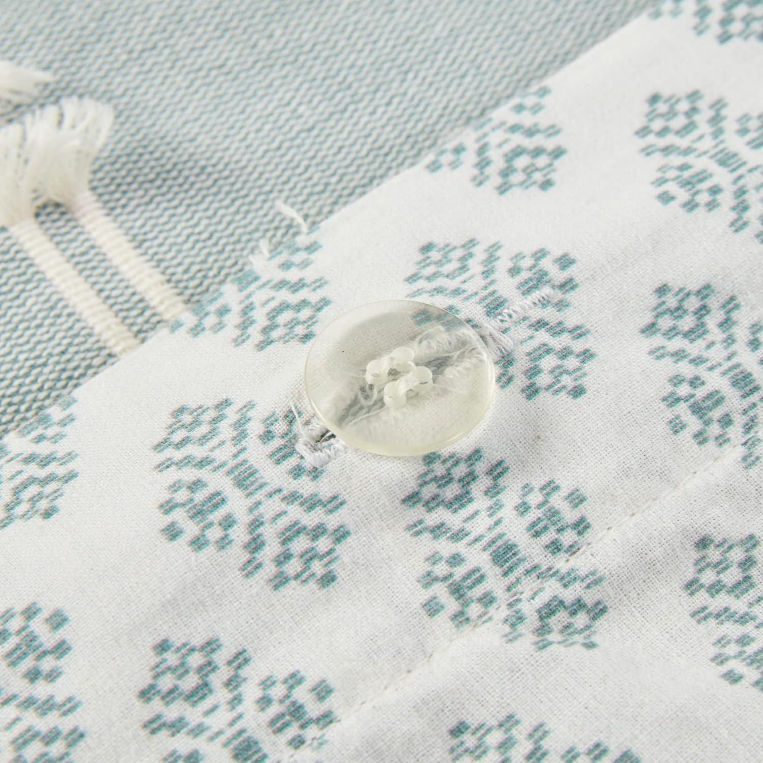 3 Piece Cotton Jacquard Bedding Set