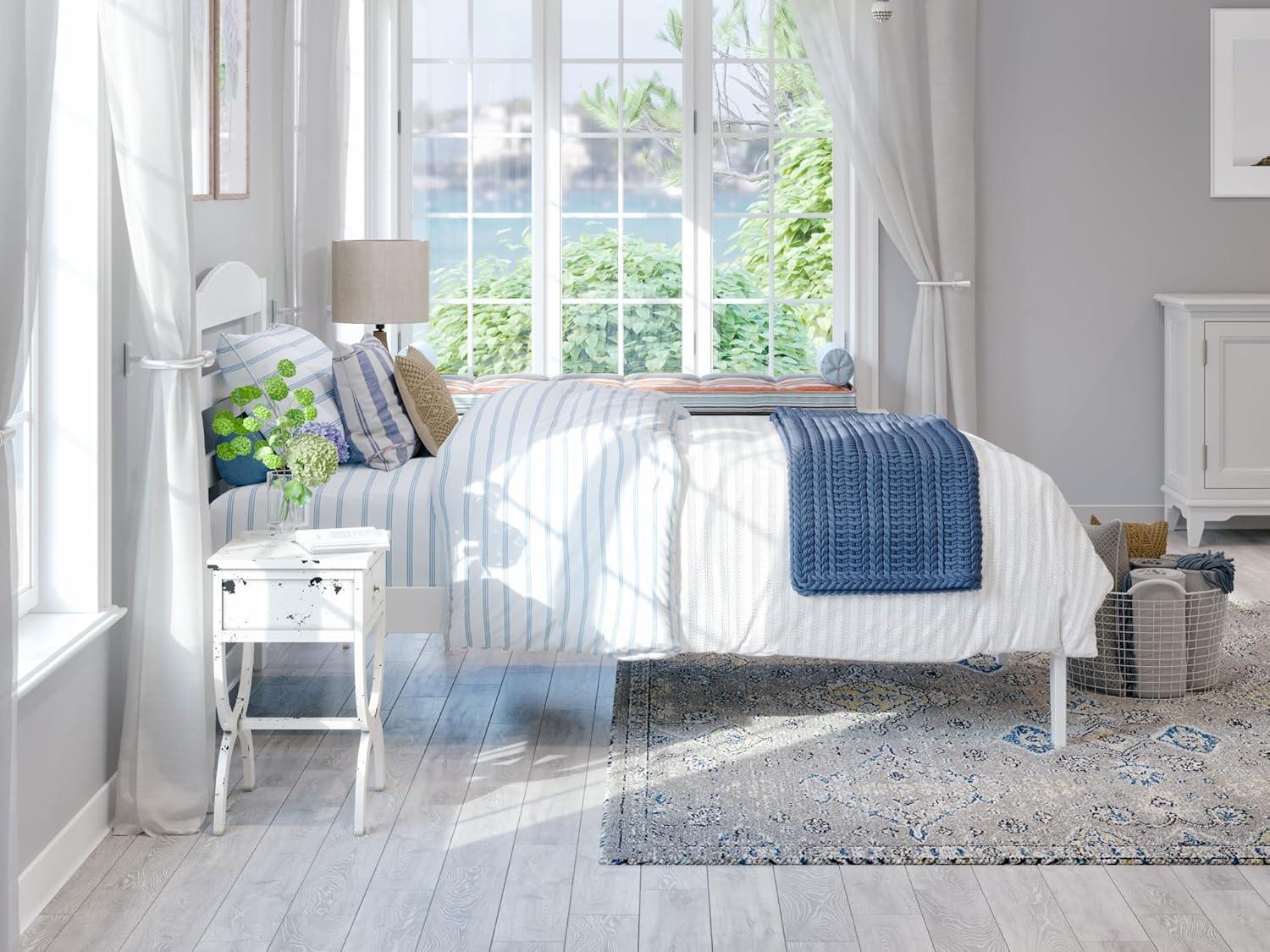 AFI Furnishings Warren Platform Bed T WH