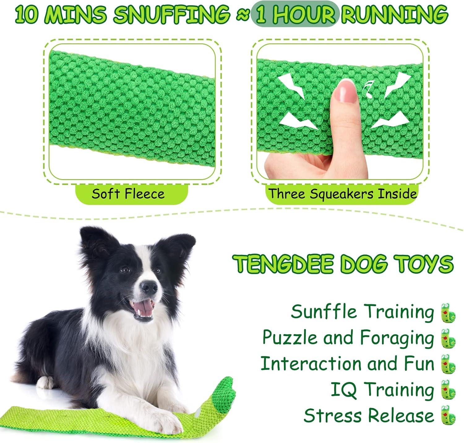 GZYS  Squeak Dog Toys Stress Release Game for Boredom, Dog Puzzle Toy IQ Training, Dog Snuffle Toys Foraging Instinct Training Suitable for Small Medium and Large Dogs