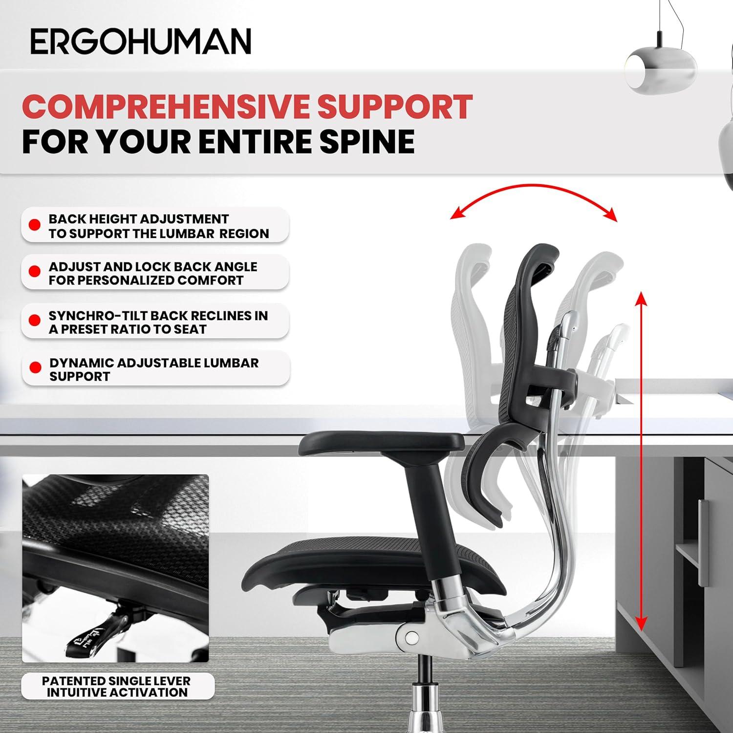 Eurotech Seating Ergohuman Task Chair