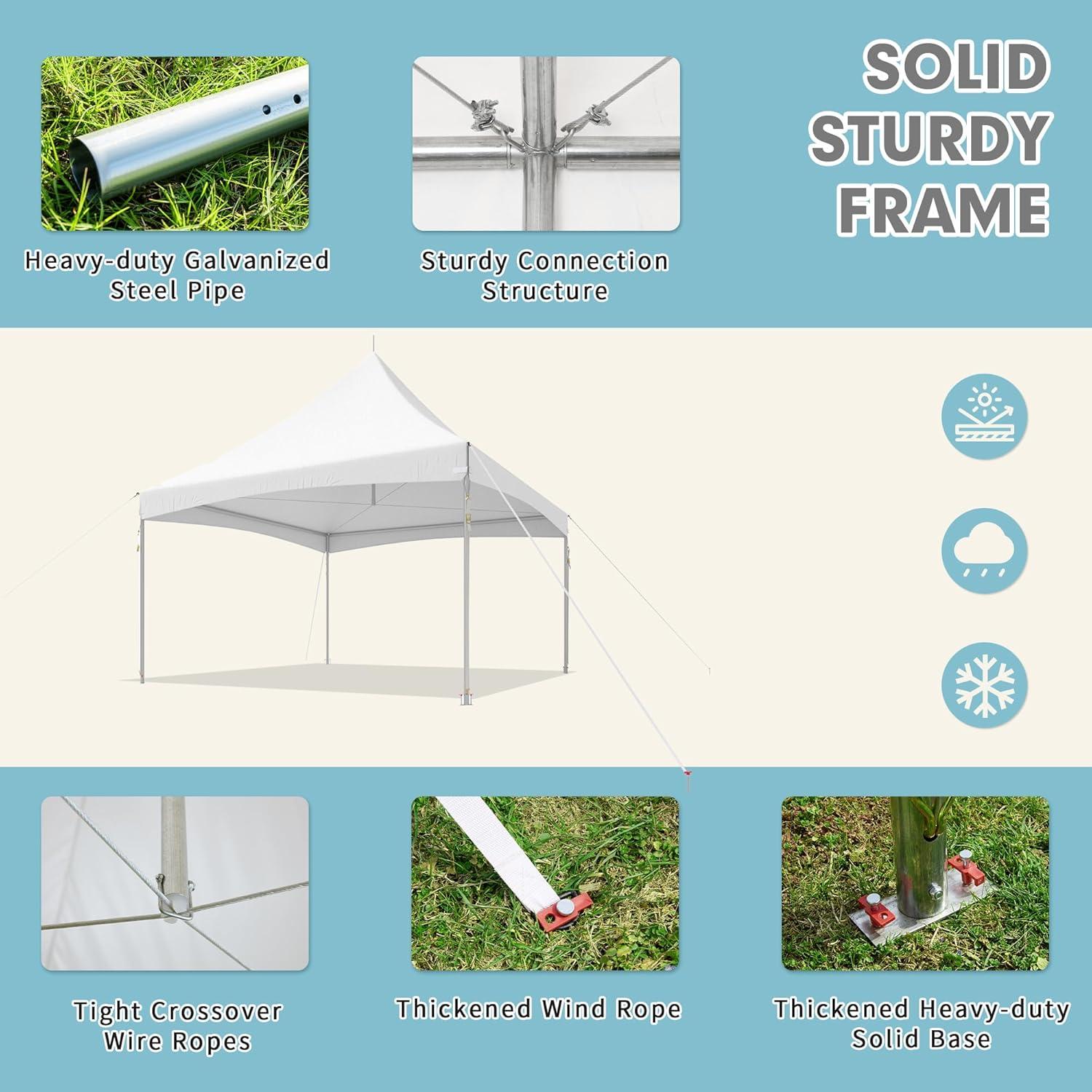 Party Tents Direct Galvanized Party Steel Tent