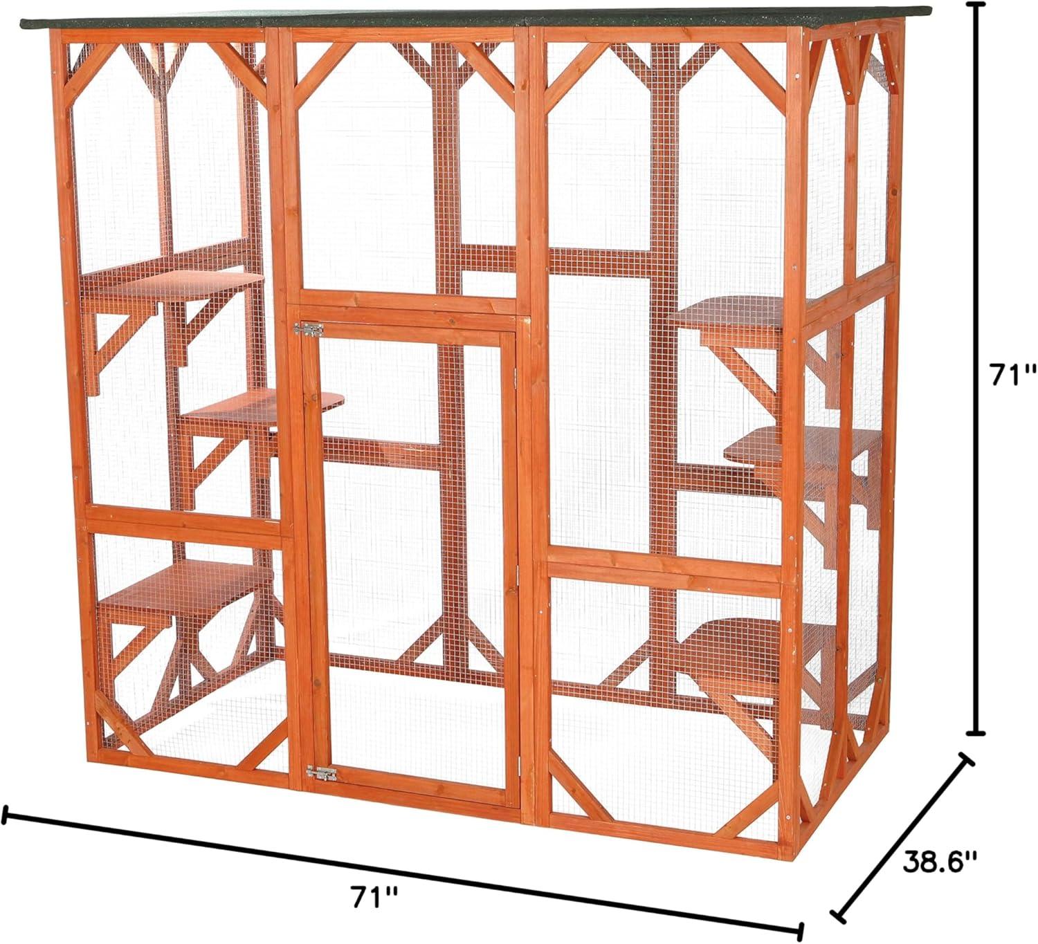 TRIXIE Pet Products Wooden Outdoor Cat Sanctuary