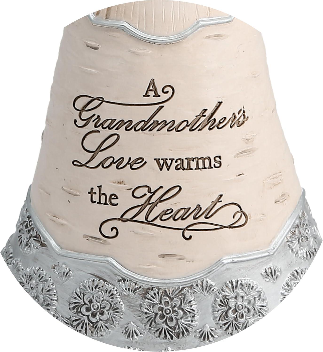 Elements Grandmother Angel Figurine by Pavilion, 8-Inch, Holding Heart, Inscription a Grandmother's Love Warms The Heart