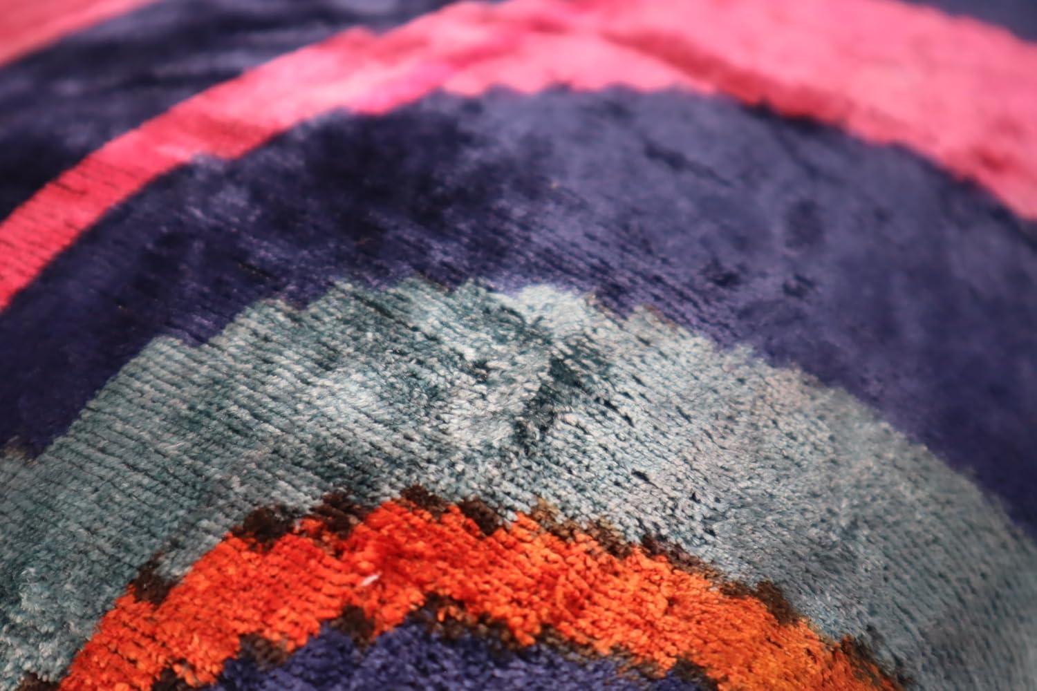 Canvello Geometric Velvet Throw Pillow