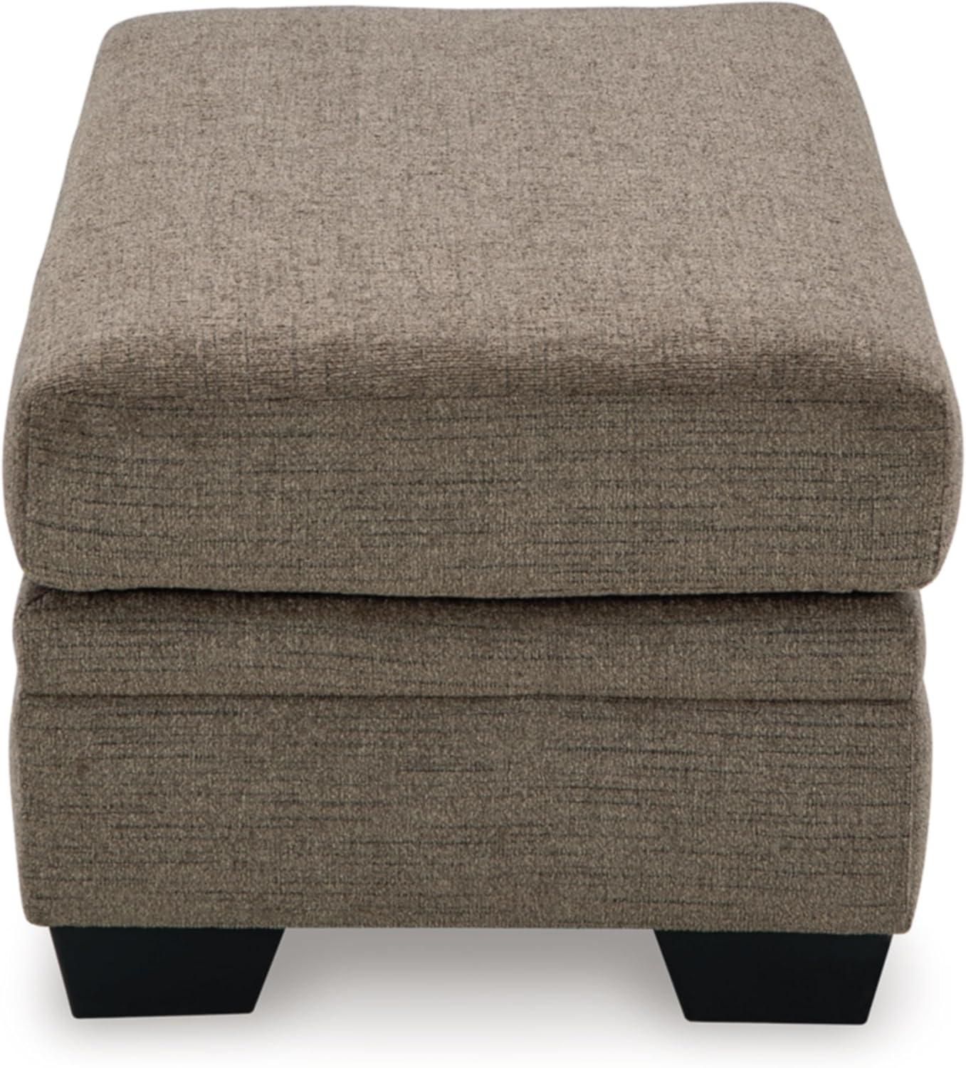 Signature Design by Ashley Stonemeade Upholstered Ottoman, Nutmeg Brown