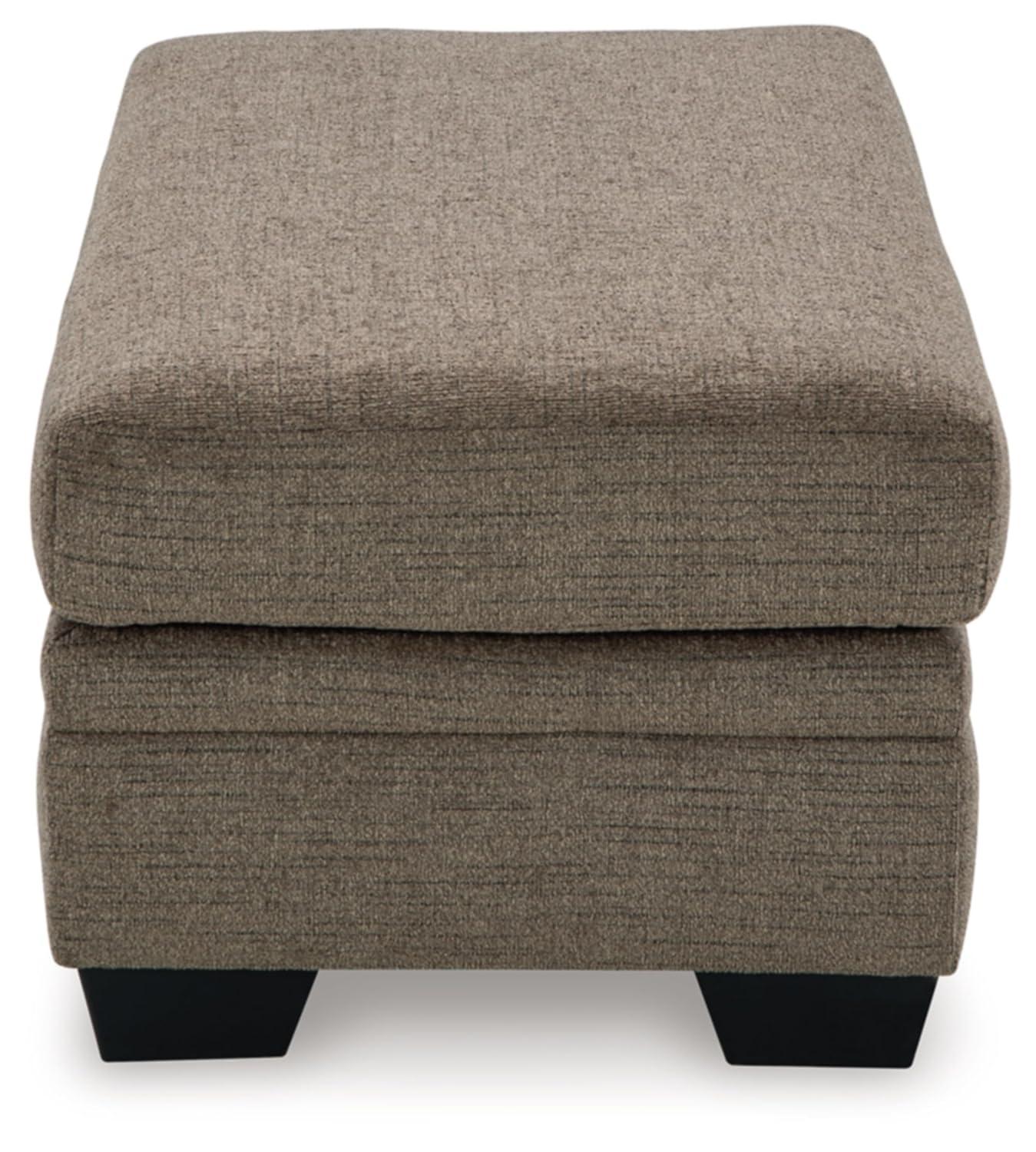 Signature Design by Ashley Stonemeade Upholstered Ottoman, Nutmeg Brown
