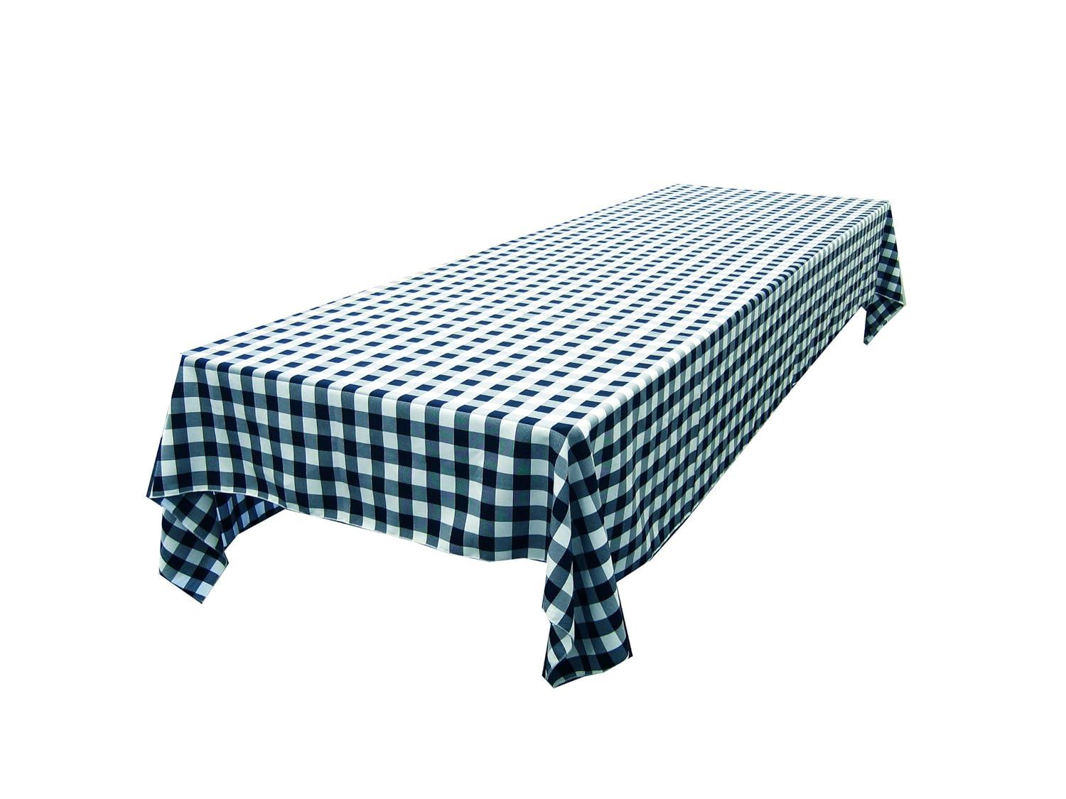 LA Linen Gingham Tablecloth