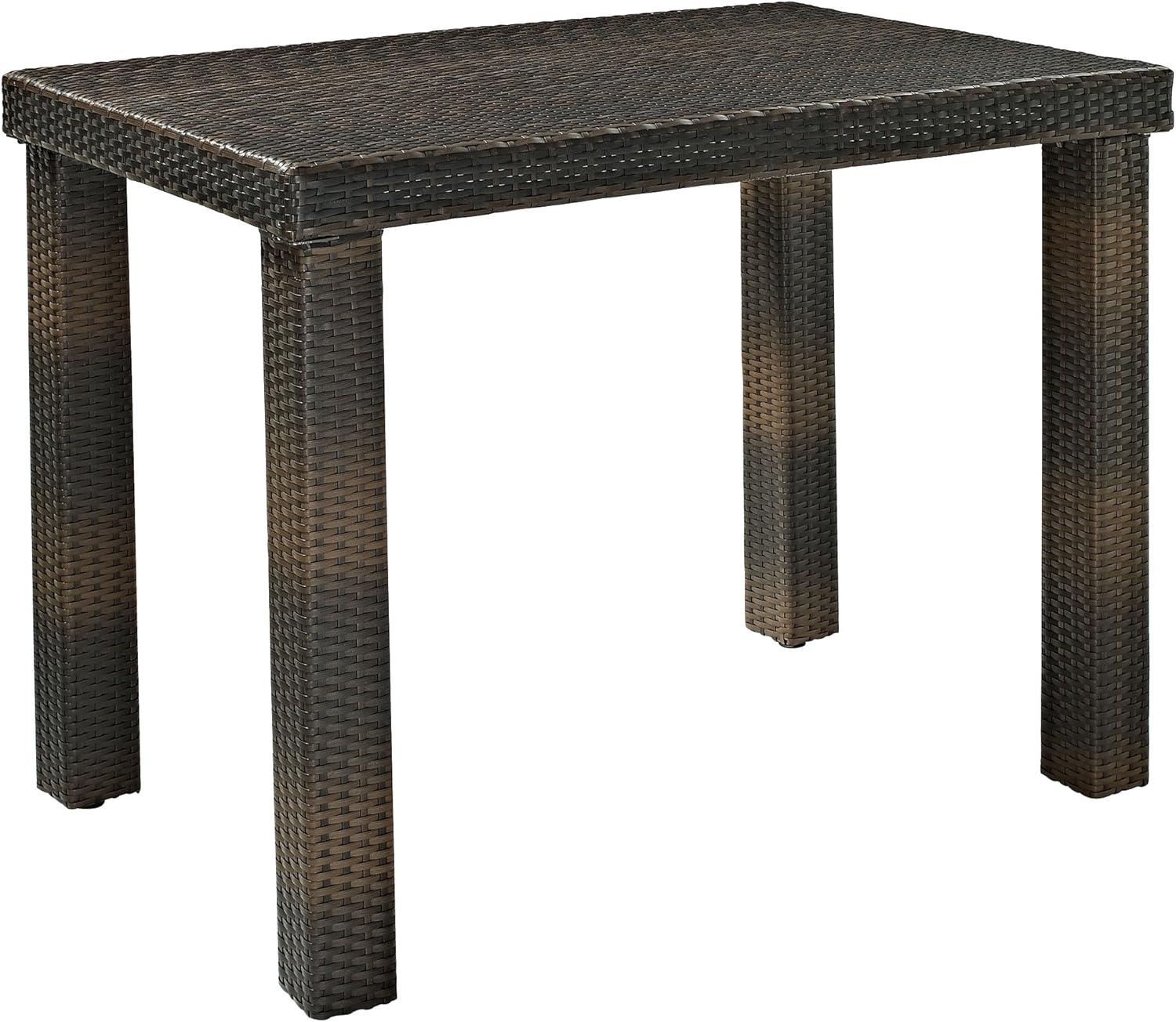 Palm Harbor Brown Wicker 5-Piece Outdoor Dining Set