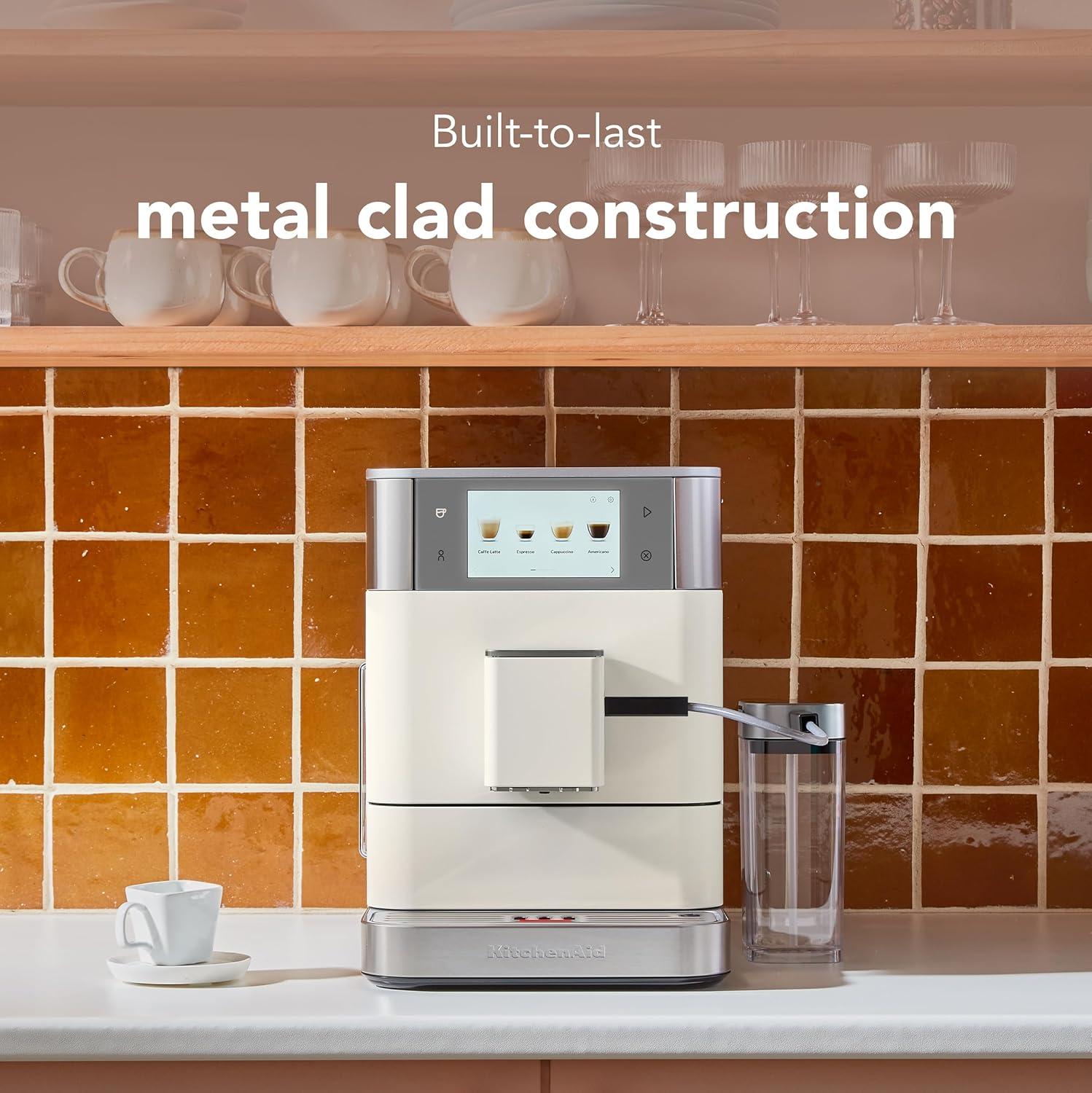 KitchenAid ® KF8 Fully Automatic Espresso Machine in Porcelain White