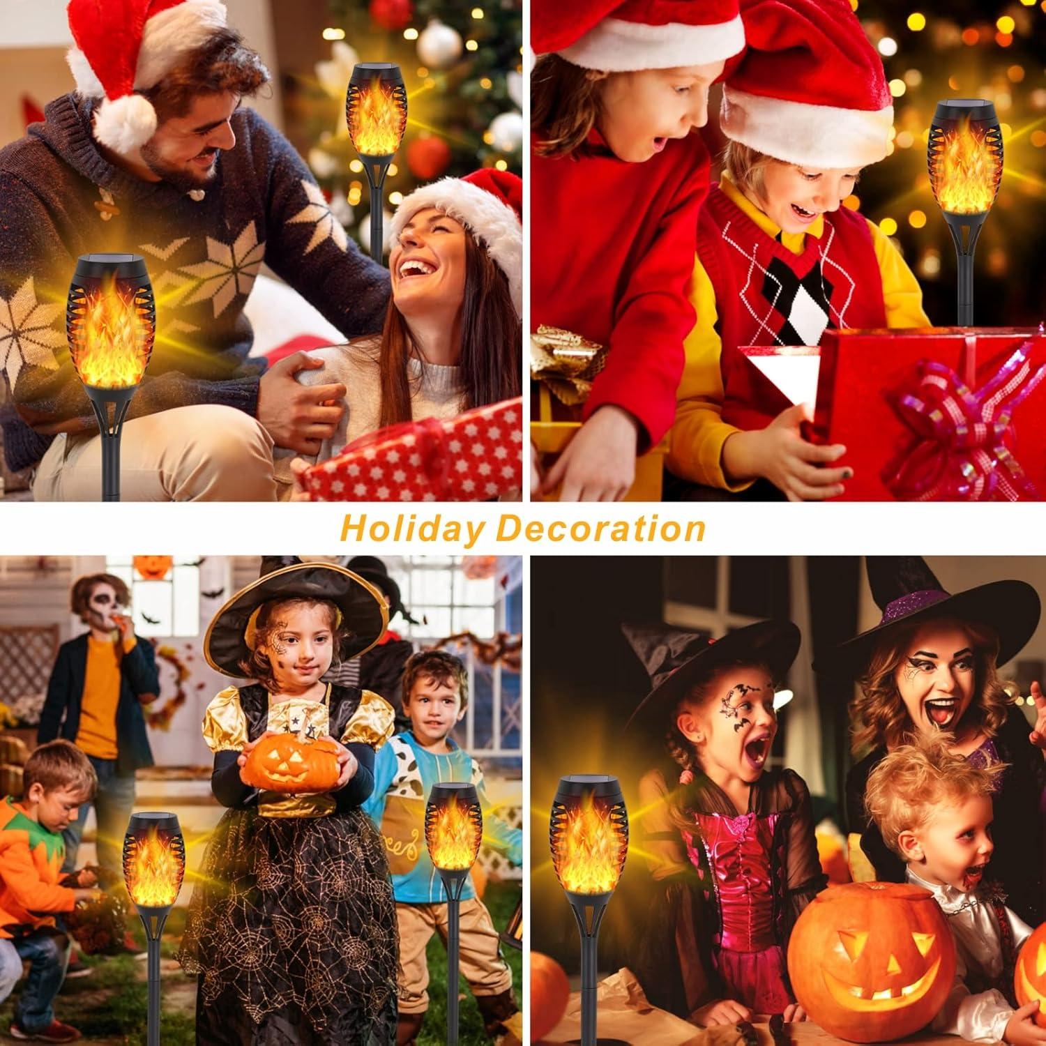 The Holiday Aisle® 8 Pack Halloween Decorations Outdoor, Halloween Solar Lights for Halloween Decor