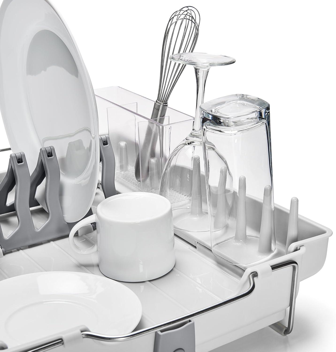 OXO OXO Stainless Steel Countertop Dish Rack