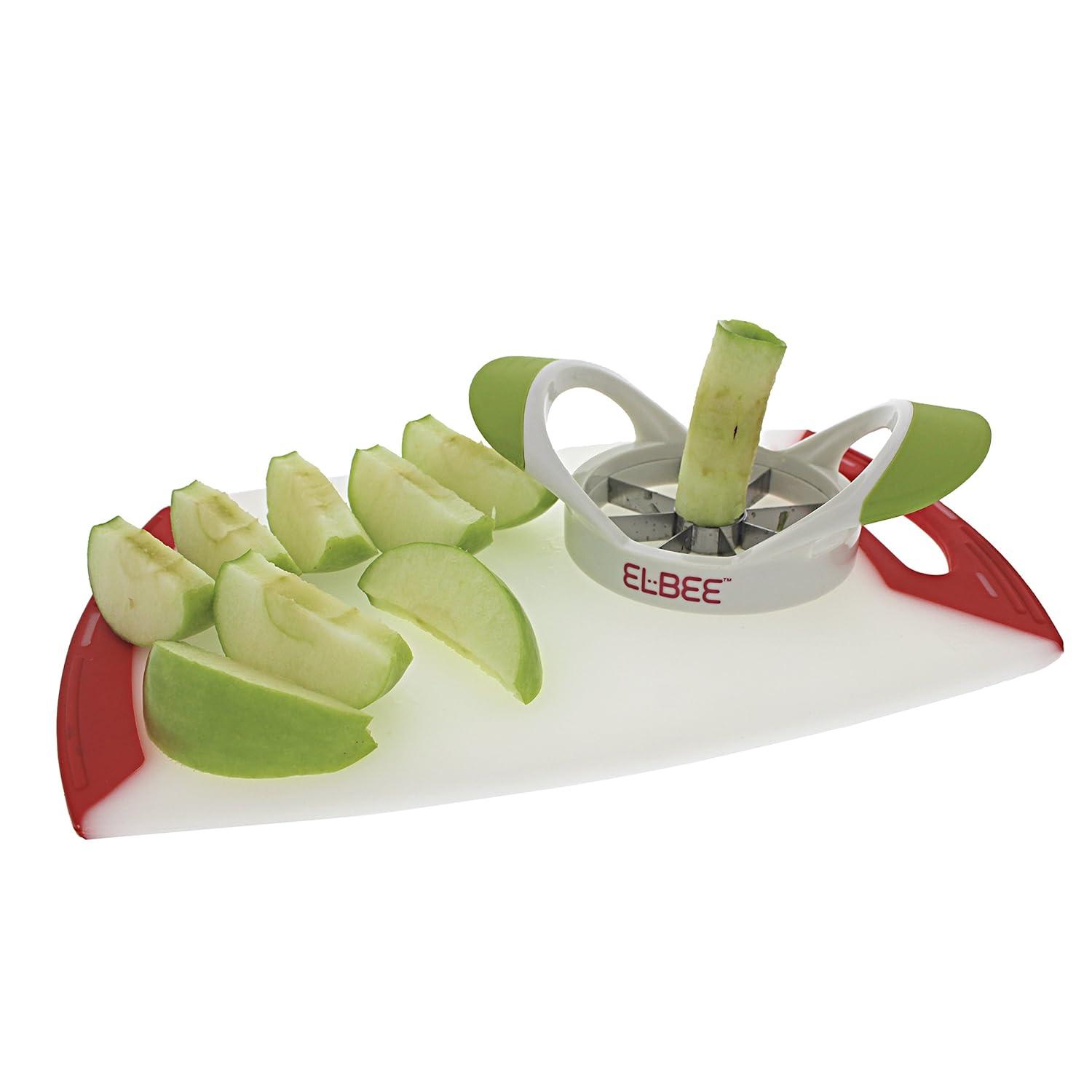 Elbee Home Elbee Home Stainless Steel Blade Apple Corer and Grip Slicer