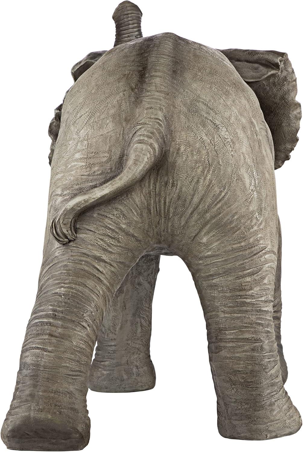 Dakota Fields Kalamazoo Elephant Weather Resistant Resin Garden Statue