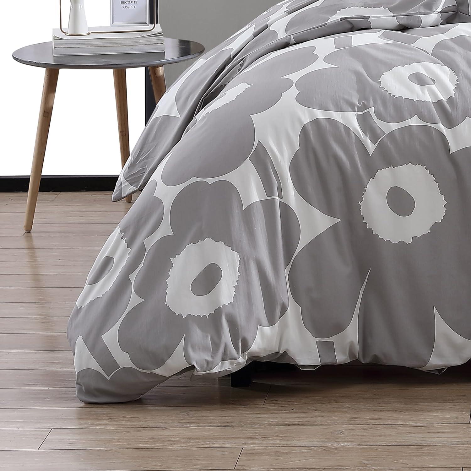 Marimekko Unikko Cotton Blue Comforter Set