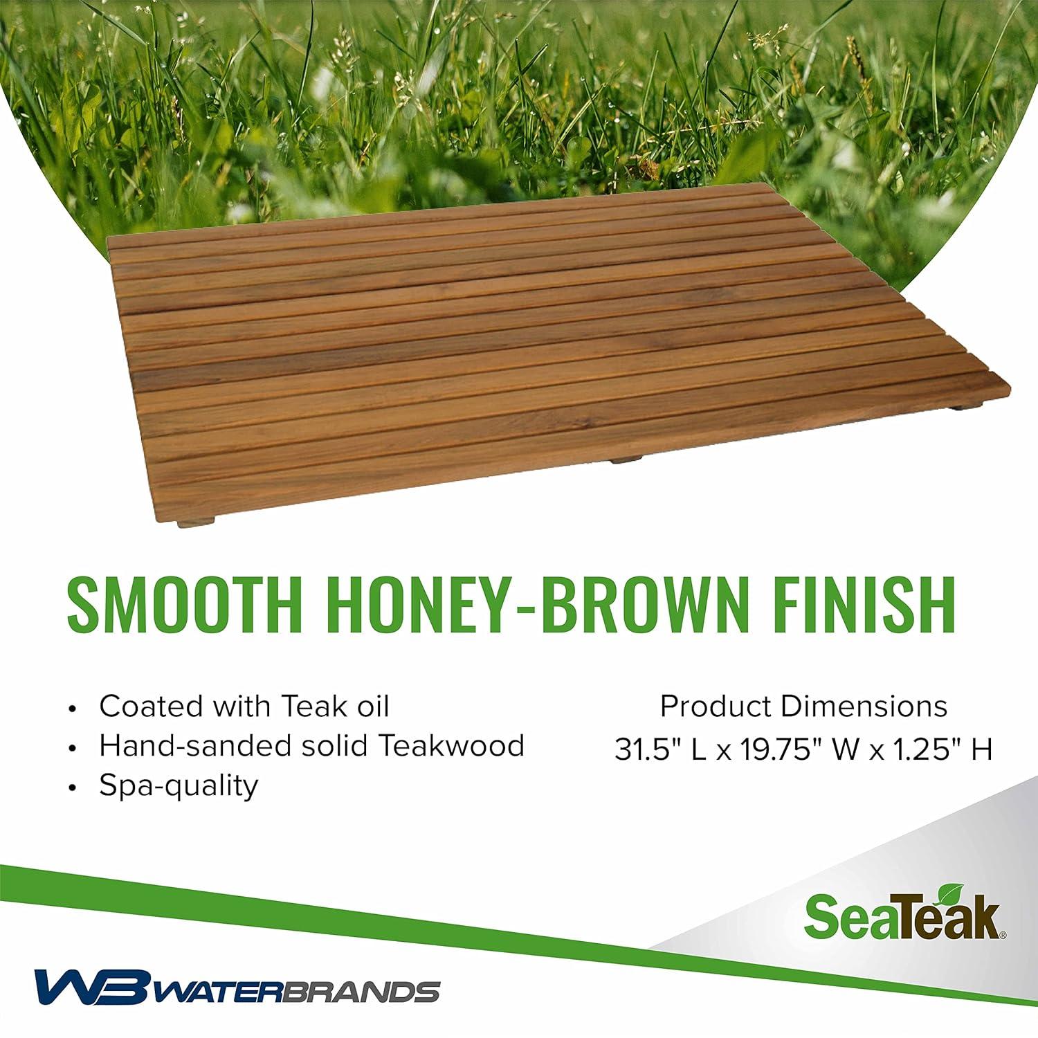 Teak Shower Mat (Large)- Oiled Finish