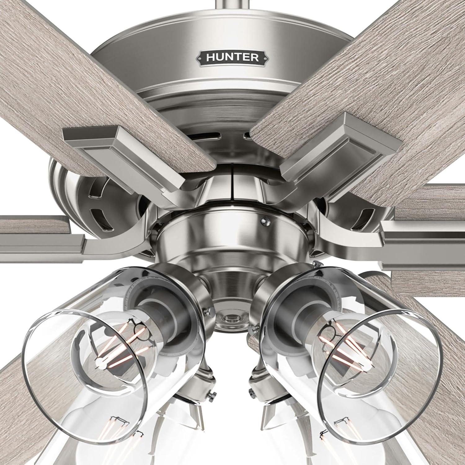 Hunter 52 Inch Fonthill ENERGY STAR® Hunterexpress Ceiling Fan With Lights And Remote