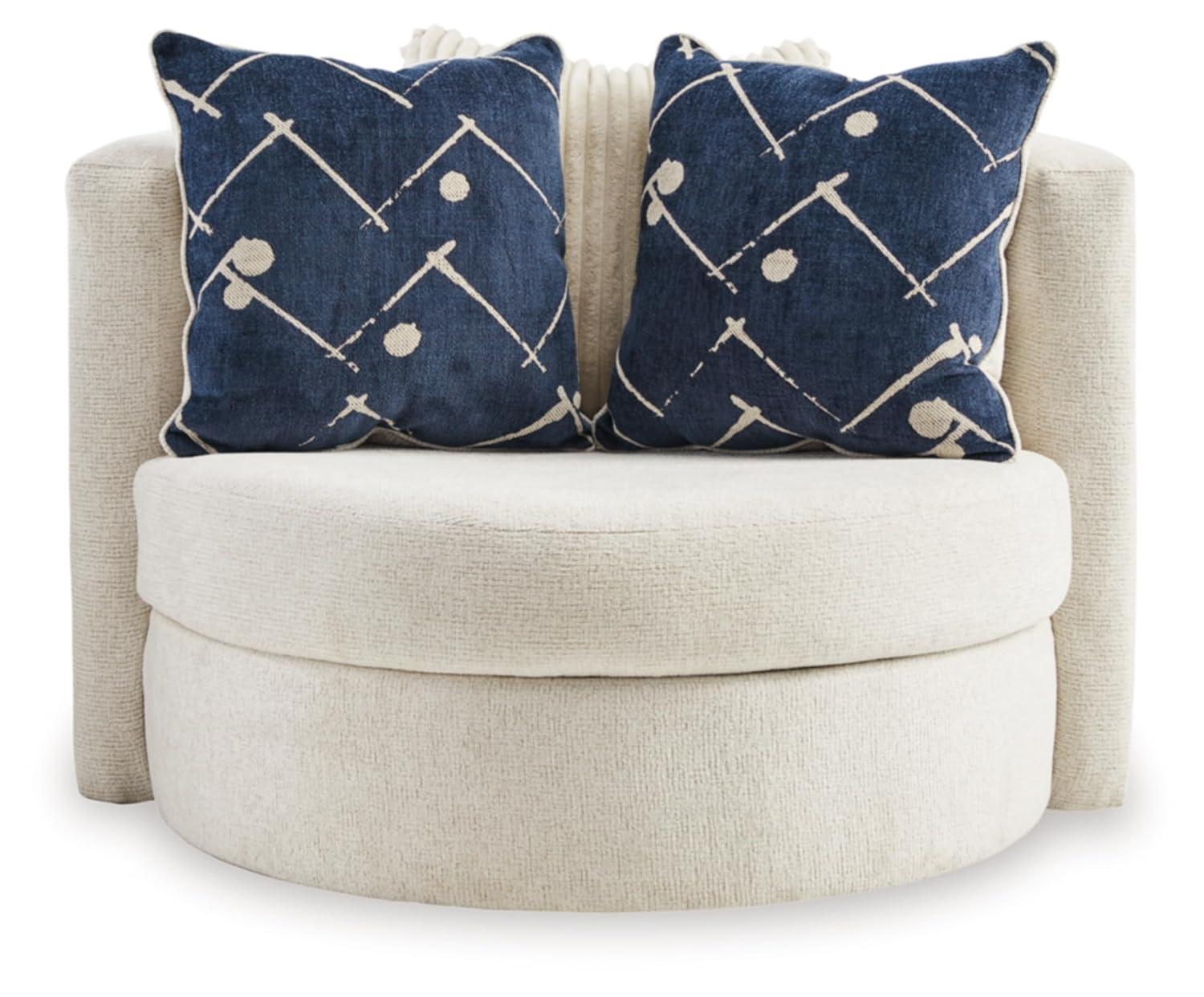 Ebern Designs Wydmondham Upholstered Swivel Accent Chair