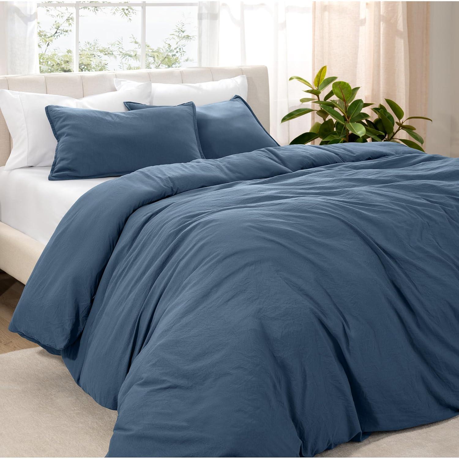 Washed Microfiber Duvet Cover Set