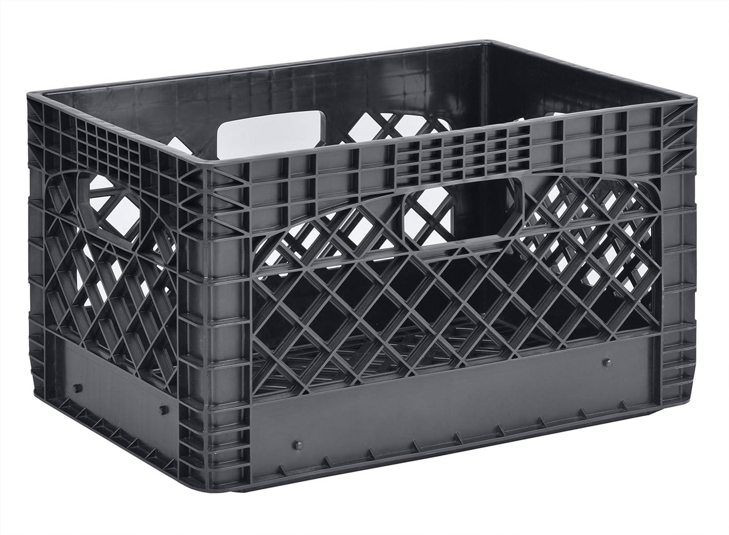 Juggernaut Storage Stackable Storage Crate with Handles