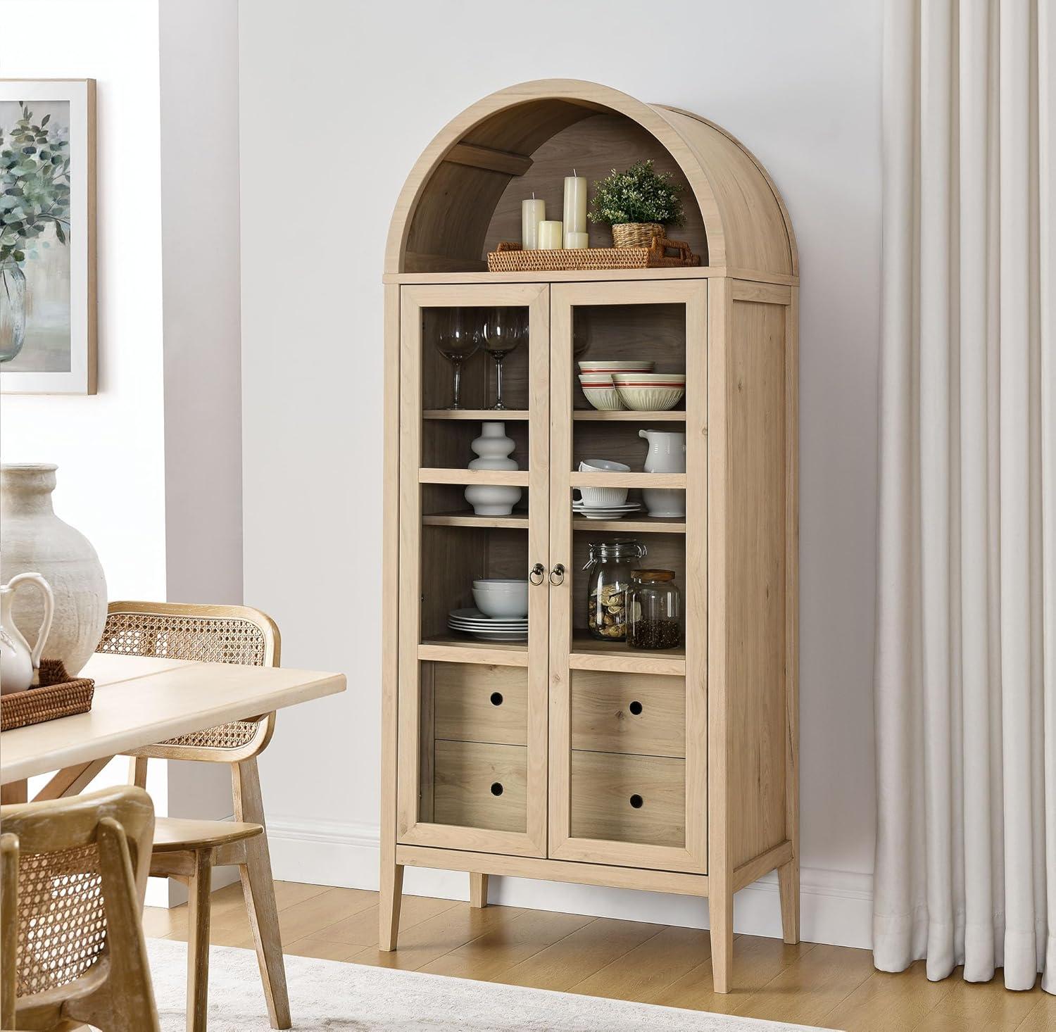 Modway Nolan Tall Arched Storage Display Cabinet