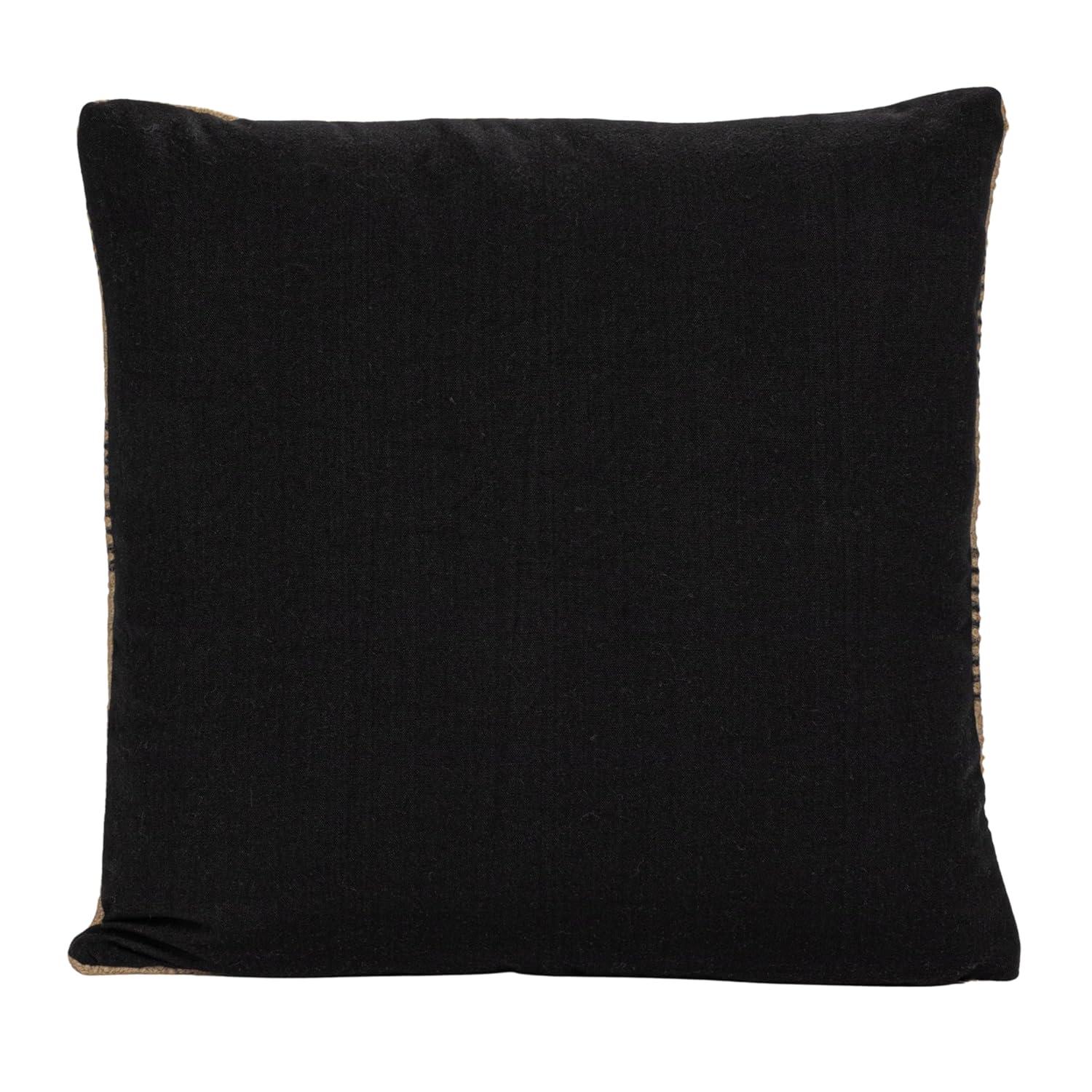 Secret Garden Checkered Reversible Throw Pillow