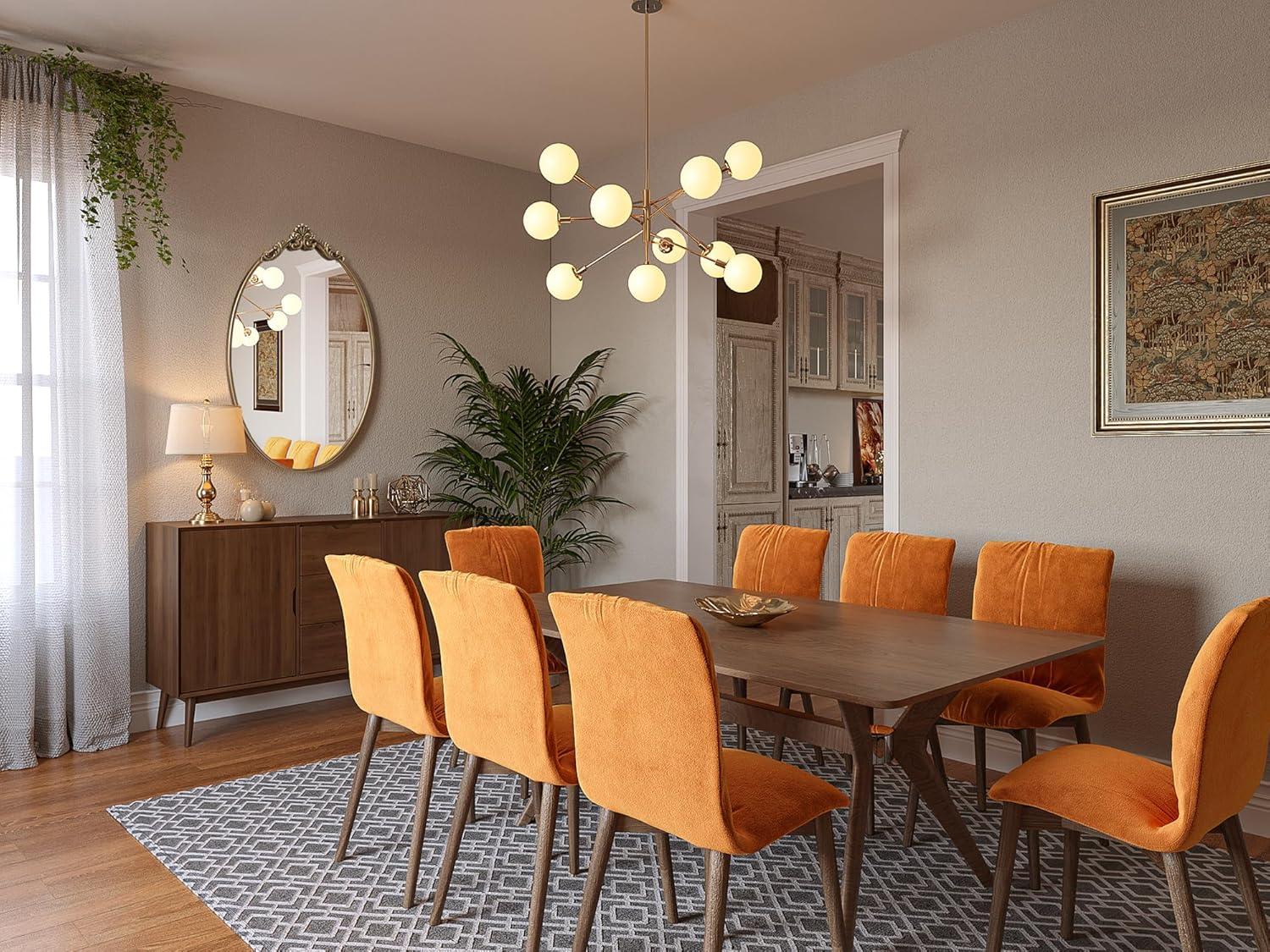 Kate & Laurel All Things Decor 24"x36" Arendahl Traditional Vertical Oval Wall Mirror Antique Gold: Ornate, No Assembly Required