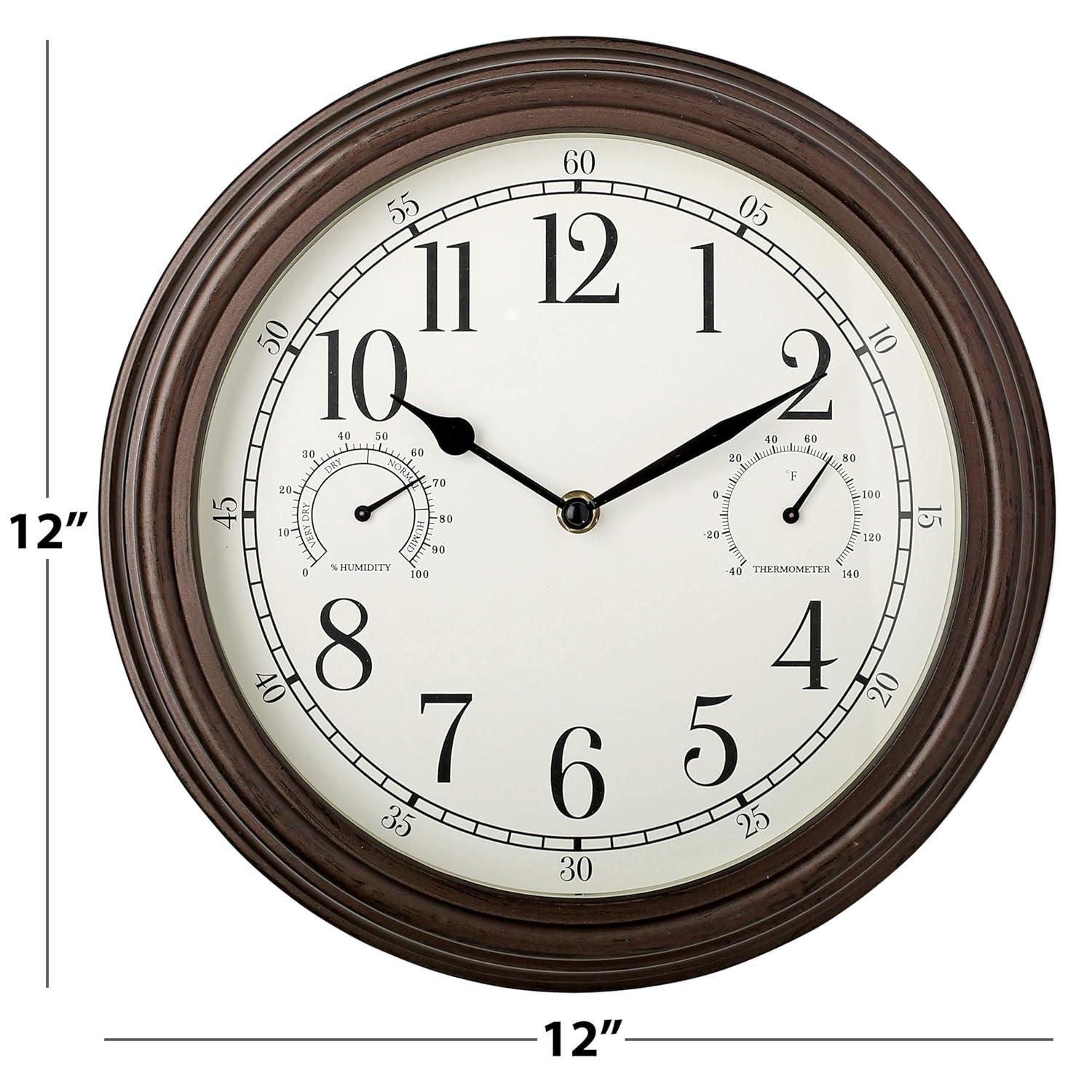 Westclox Clocks 20” Indoor/Outdoor Wall Clock
