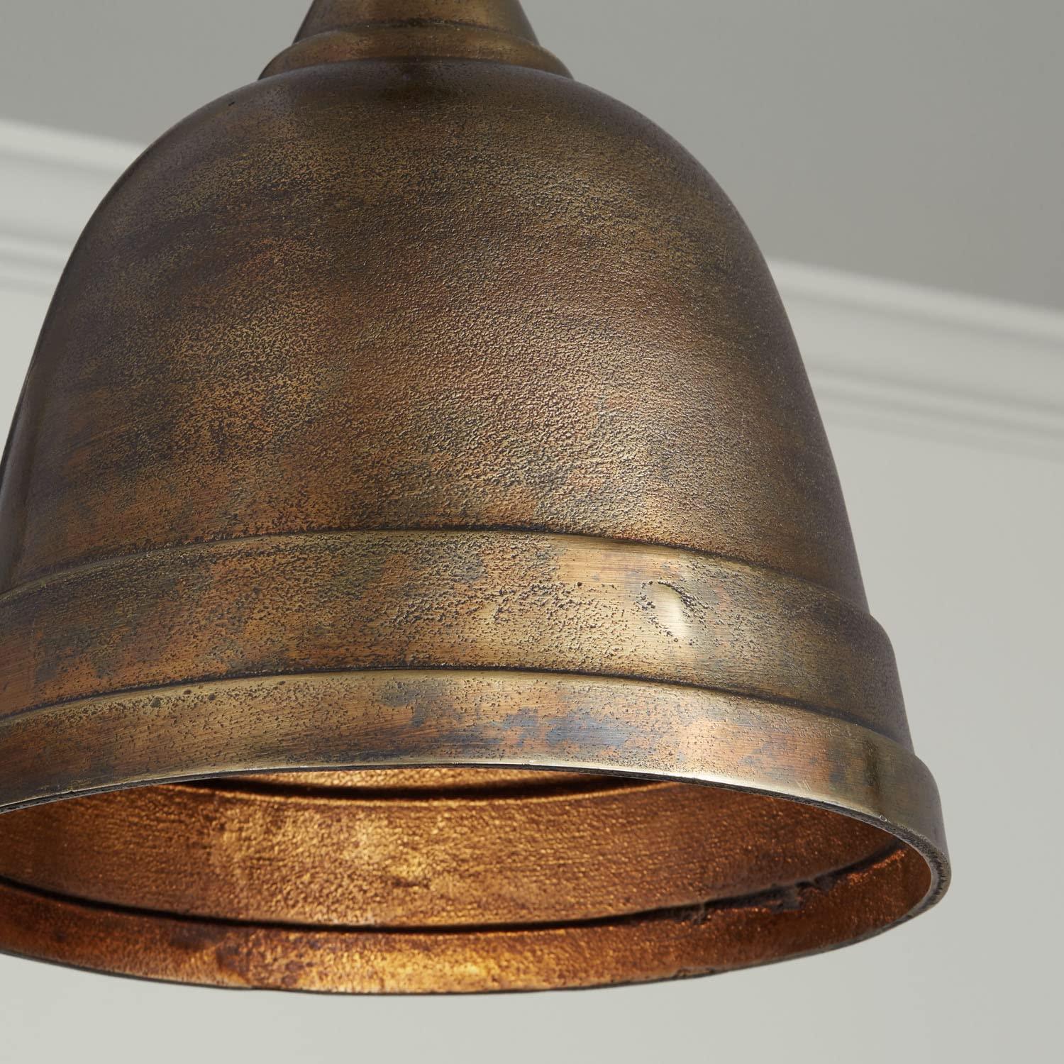 11 Inch 1 Light Pendant In Urban/Industrial Style 10 High By 11 Wide-Oxidized Brass Finish    -Traditional Installation Capital Lighting 335312Xb