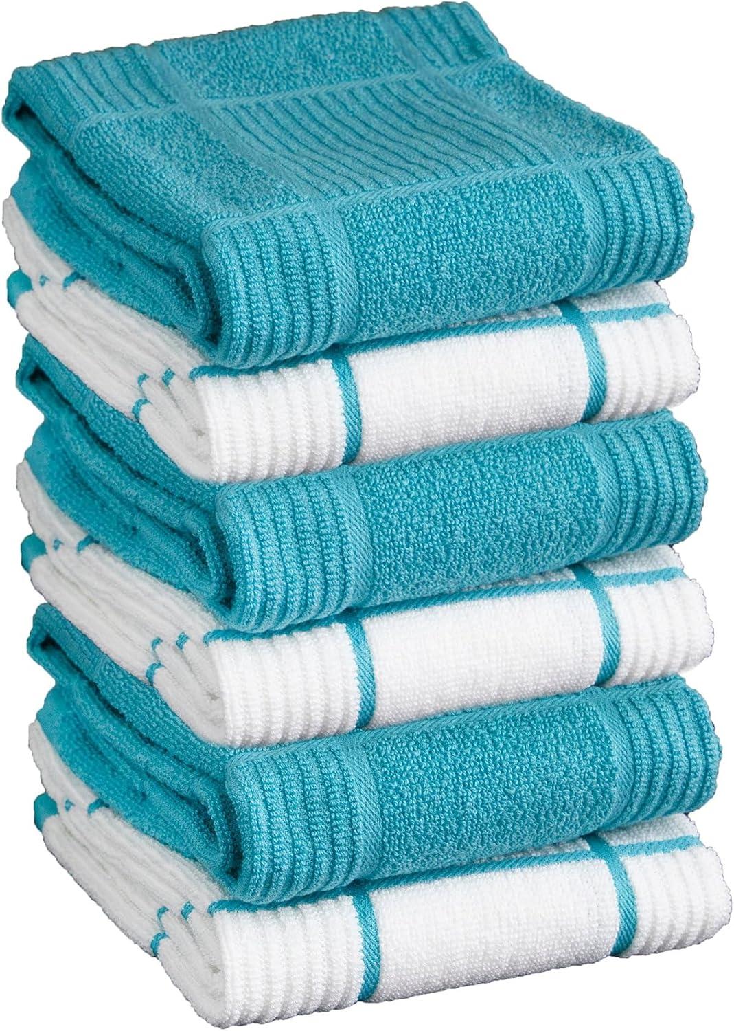 T-fal Solid and Check Dish Cloth